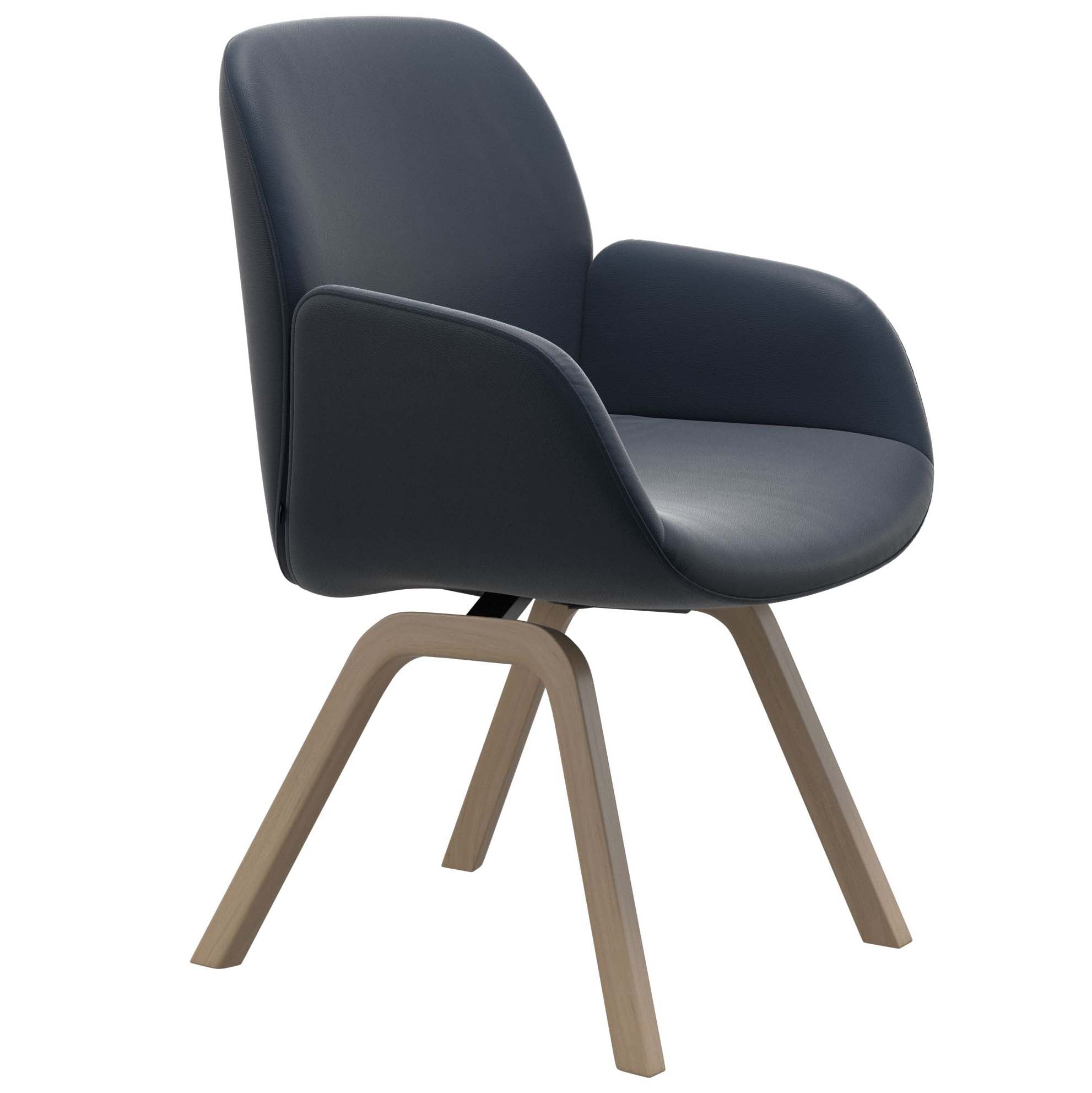 Stressless Bay Low Back Dining Chair D200 with Arms