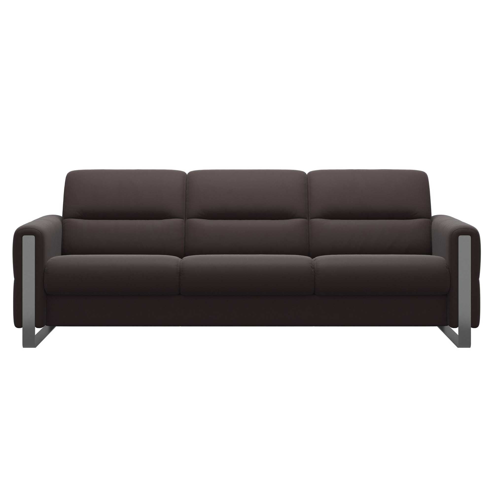 Stressless Fiona 3 Seat Sofa Steel Arm