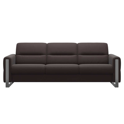 Stressless Fiona 3 Seat Sofa Steel Arm