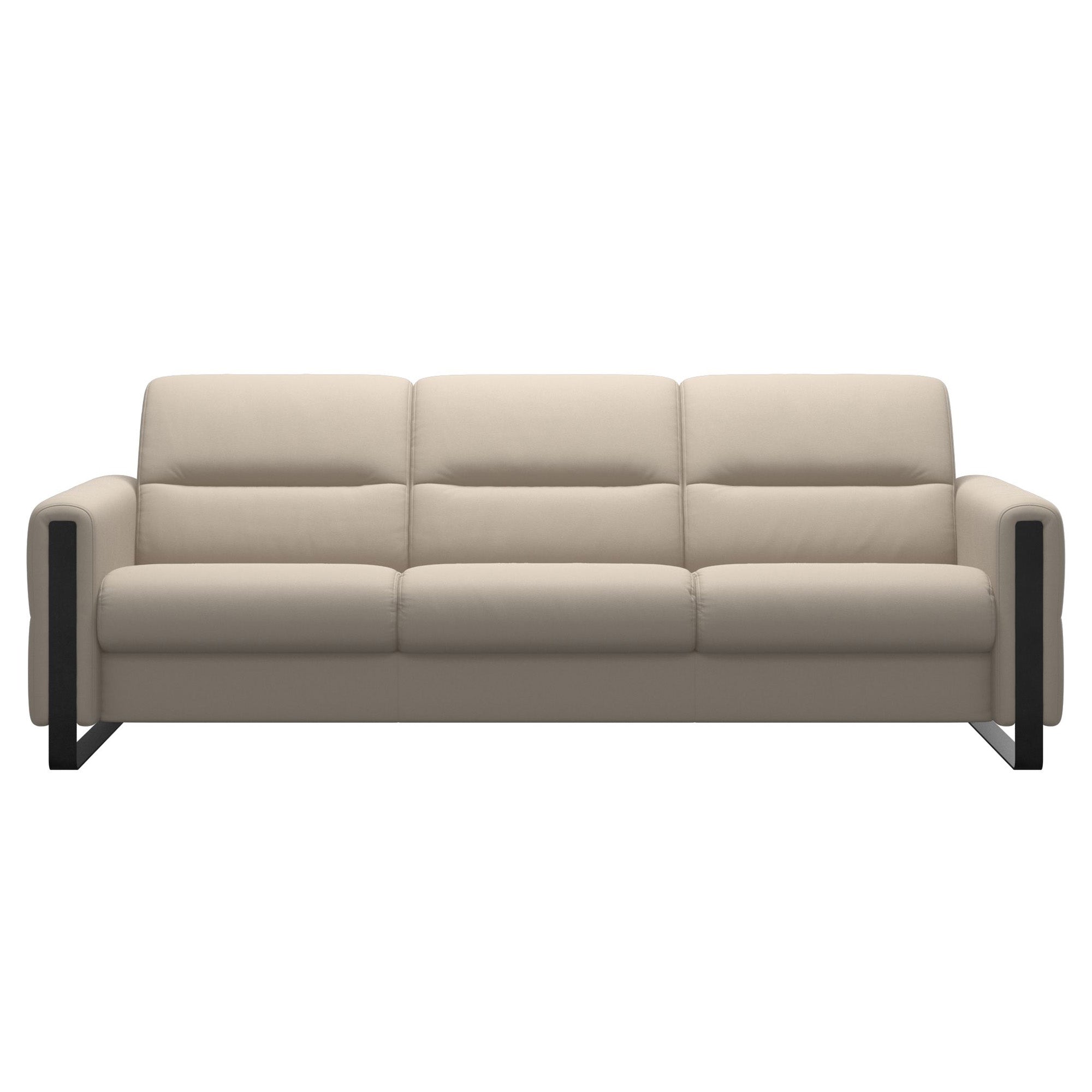 Stressless Fiona 3 Seat Sofa Steel Arm