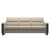 Stressless Fiona 3 Seat Sofa Steel Arm