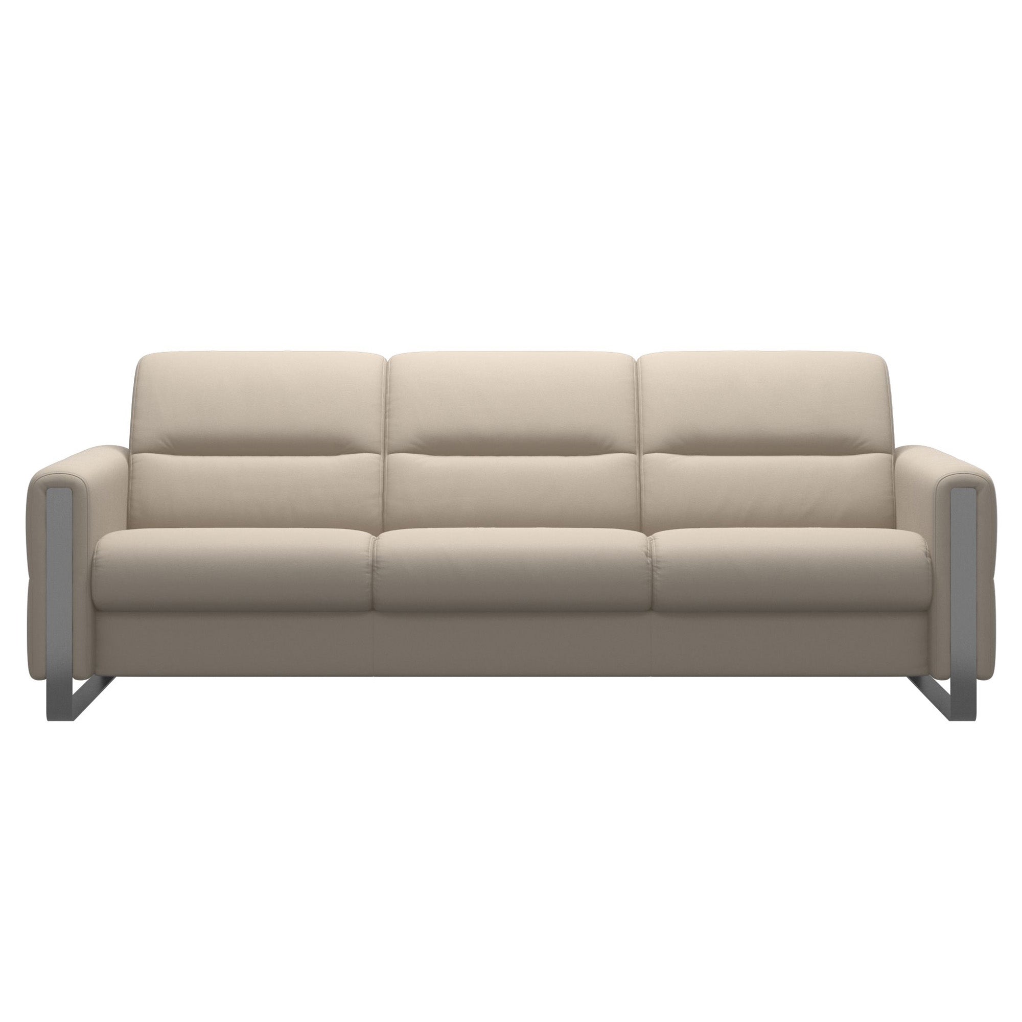 Stressless Fiona 3 Seat Sofa Steel Arm
