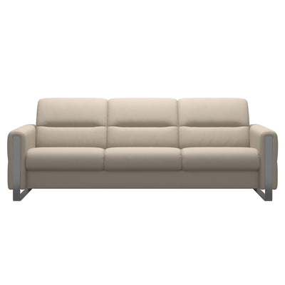 Stressless Fiona 3 Seat Sofa Steel Arm