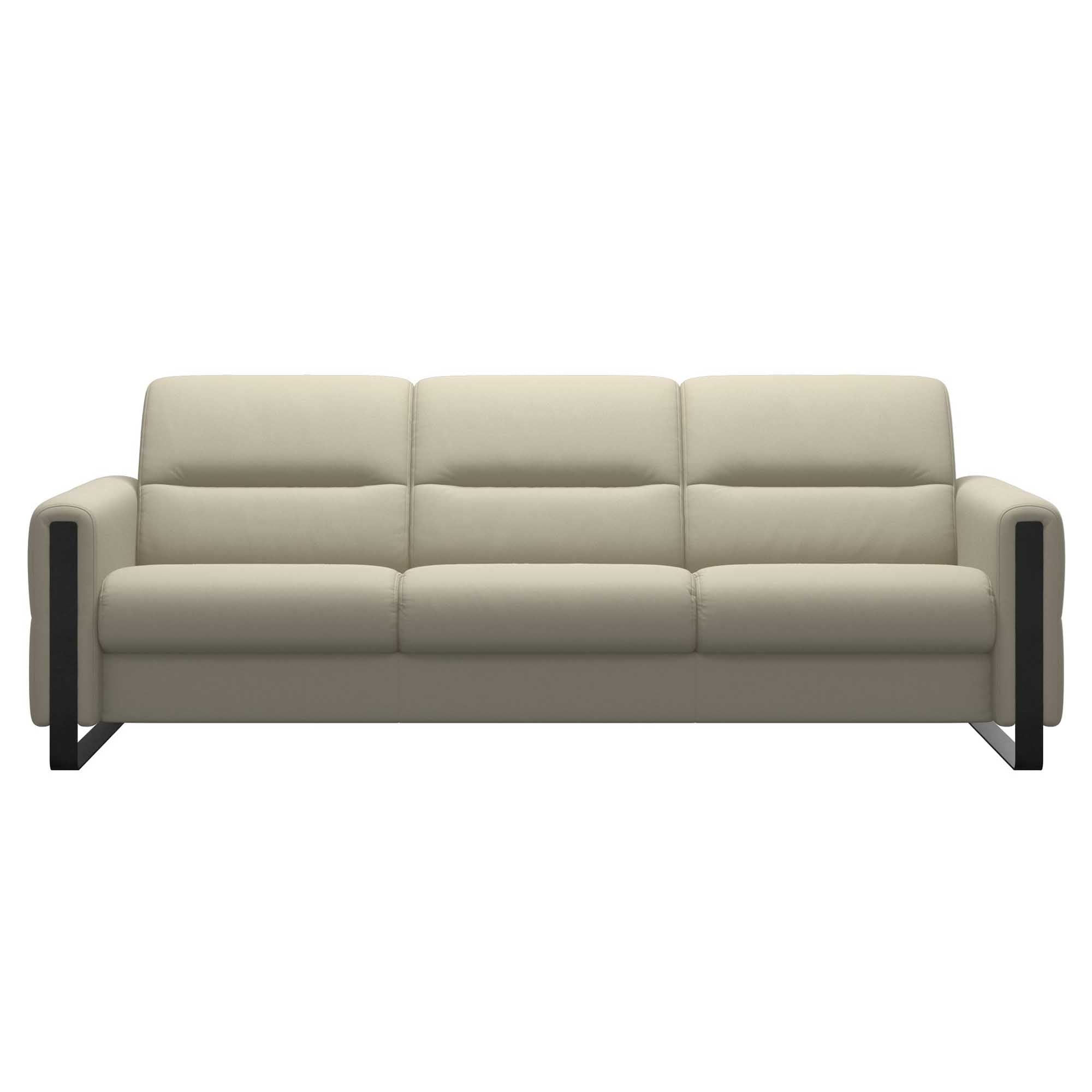 Stressless Fiona 3 Seat Sofa Steel Arm