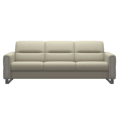 Stressless Fiona 3 Seat Sofa Steel Arm