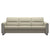 Stressless Fiona 3 Seat Sofa Steel Arm