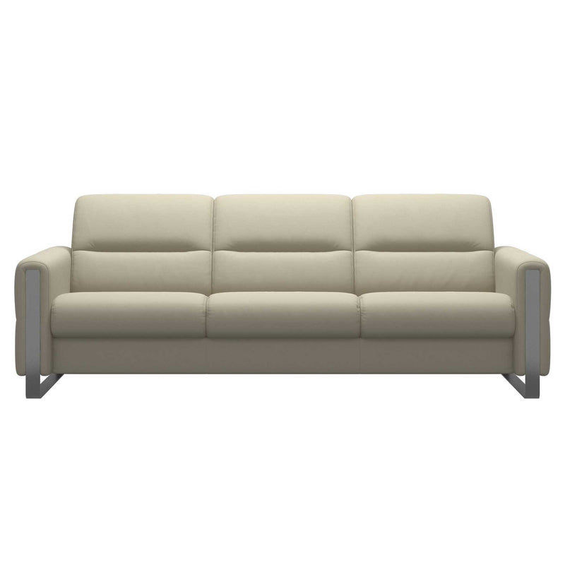 Stressless Fiona 3 Seat Sofa Steel Arm