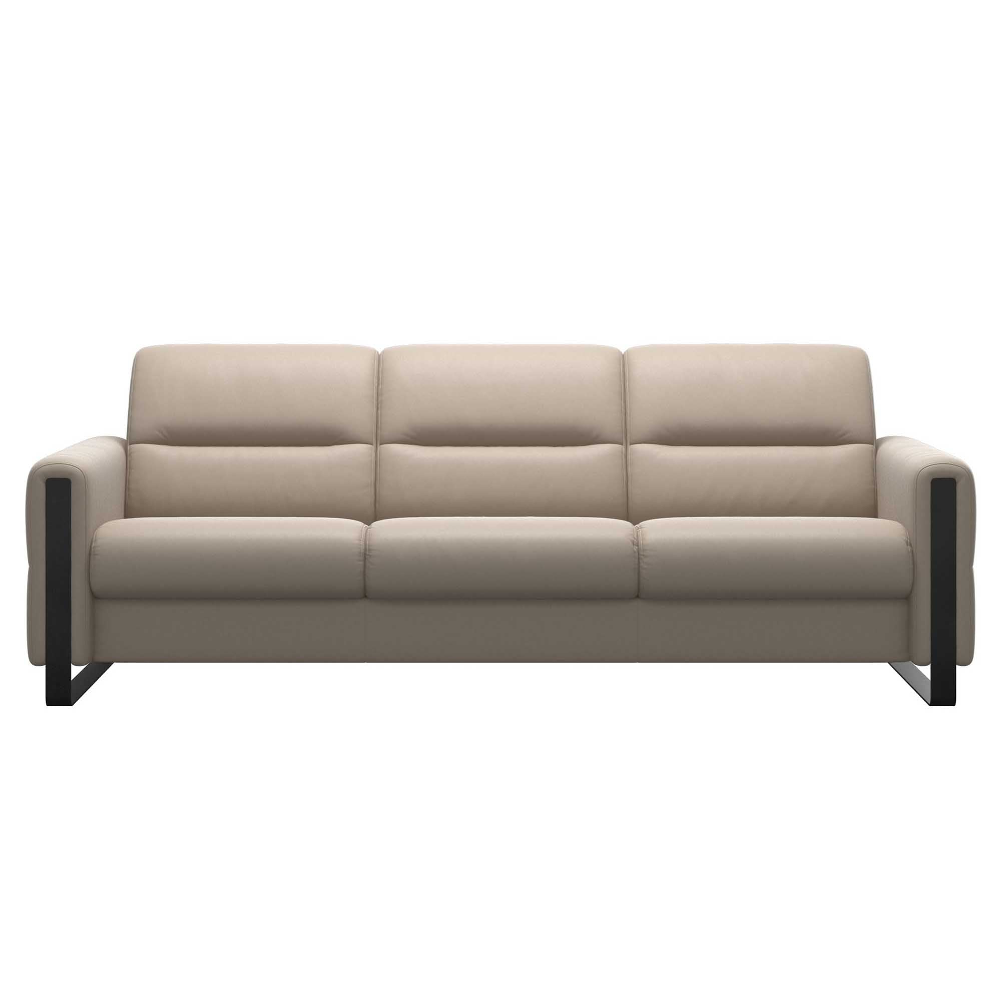 Stressless Fiona 3 Seat Sofa Steel Arm