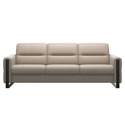 Stressless Fiona 3 Seat Sofa Steel Arm