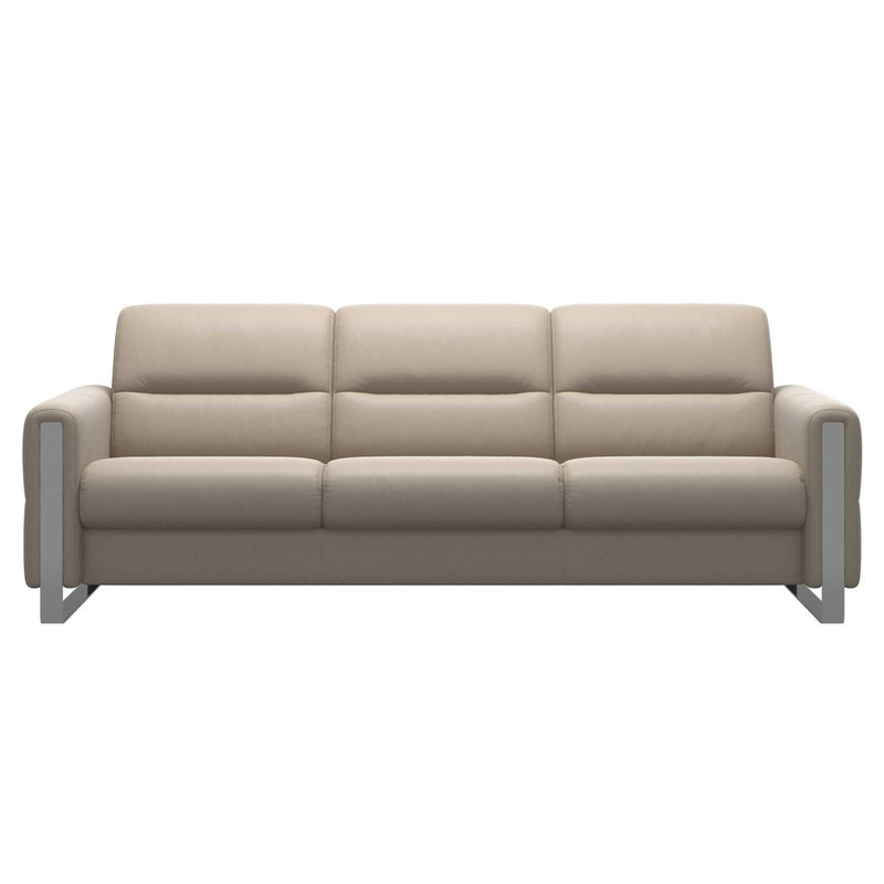 Stressless Fiona 3 Seat Sofa Steel Arm