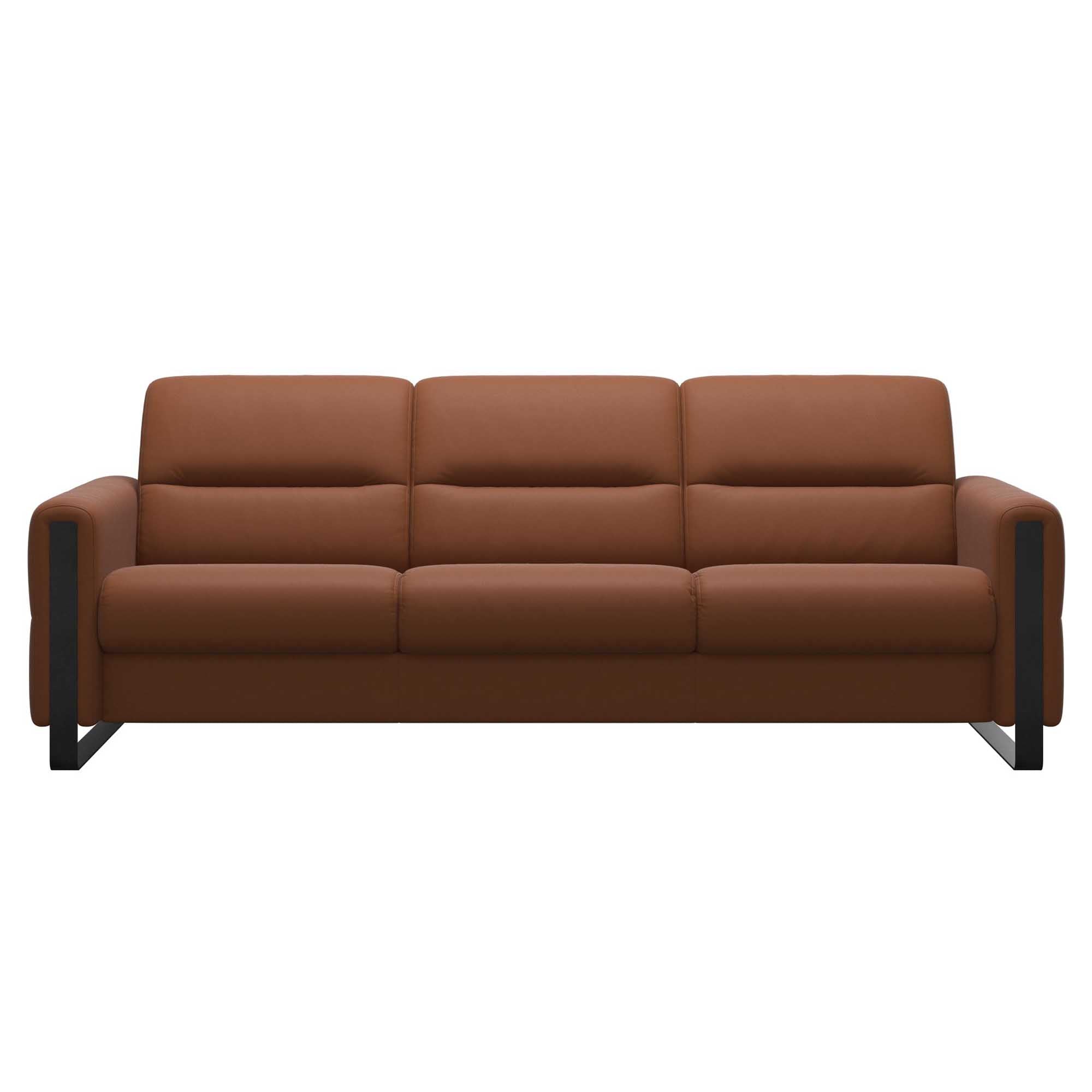 Stressless Fiona 3 Seat Sofa Steel Arm