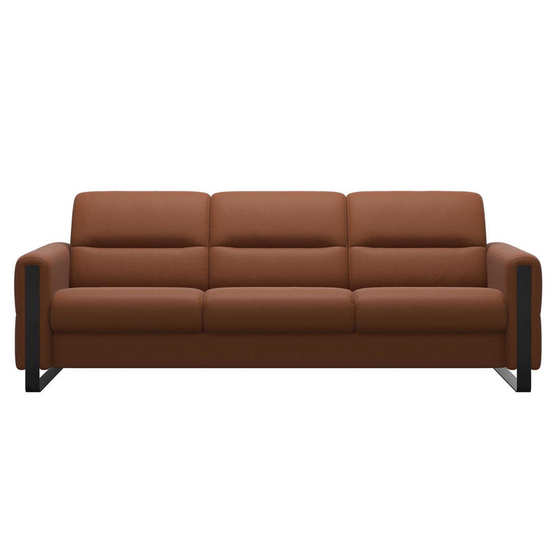 Stressless Fiona 3 Seat Sofa Steel Arm