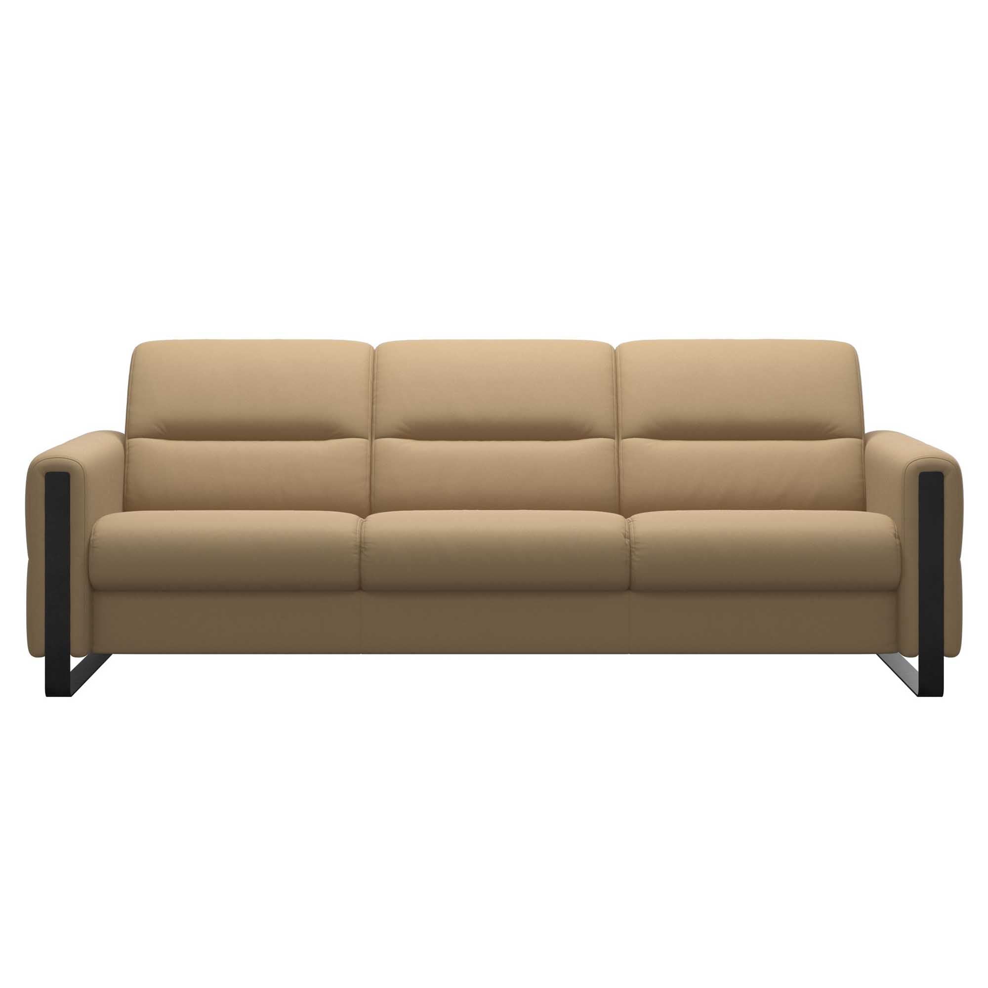 Stressless Fiona 3 Seat Sofa Steel Arm