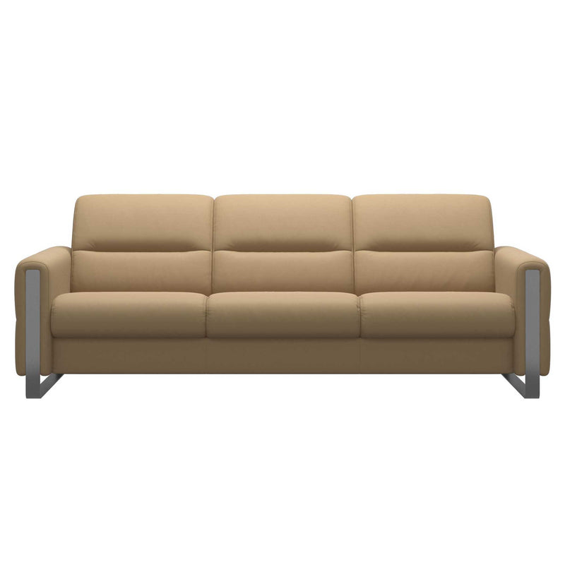 Stressless Fiona 3 Seat Sofa Steel Arm