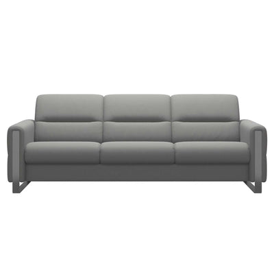 Stressless Fiona 3 Seat Sofa Steel Arm