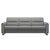 Stressless Fiona 3 Seat Sofa Steel Arm