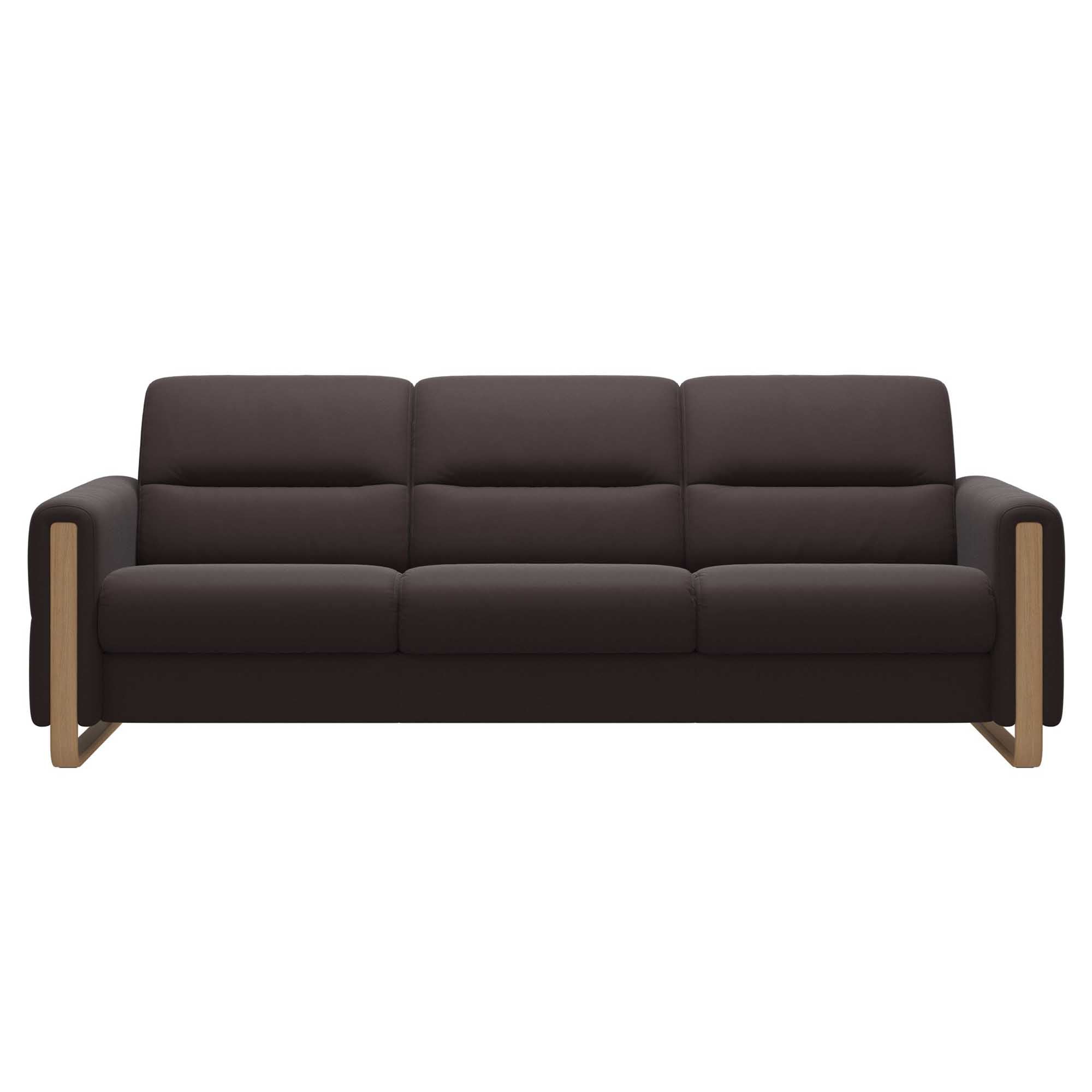 Stressless Fiona 3 Seat Sofa Wood Arm