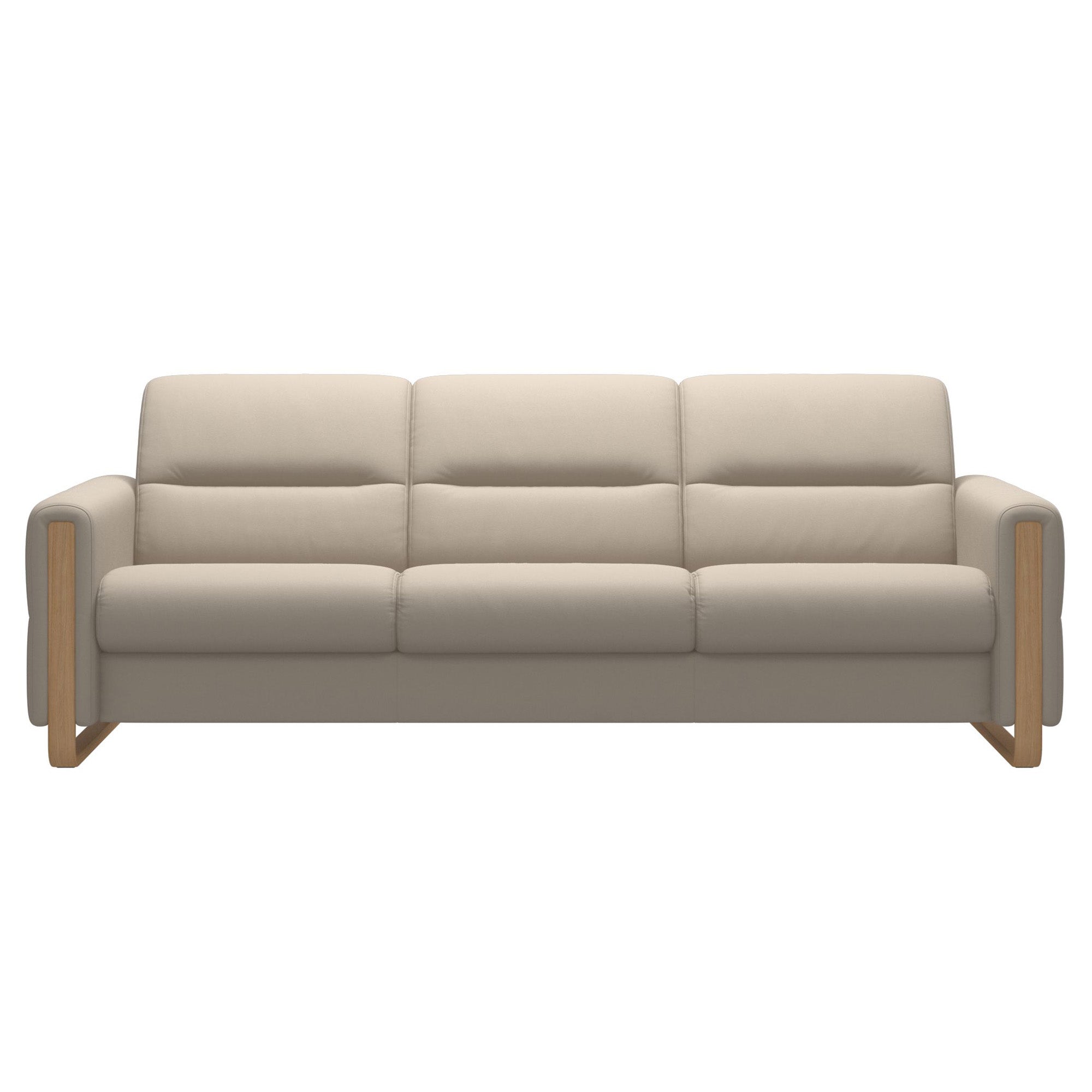 Stressless Fiona 3 Seat Sofa Wood Arm