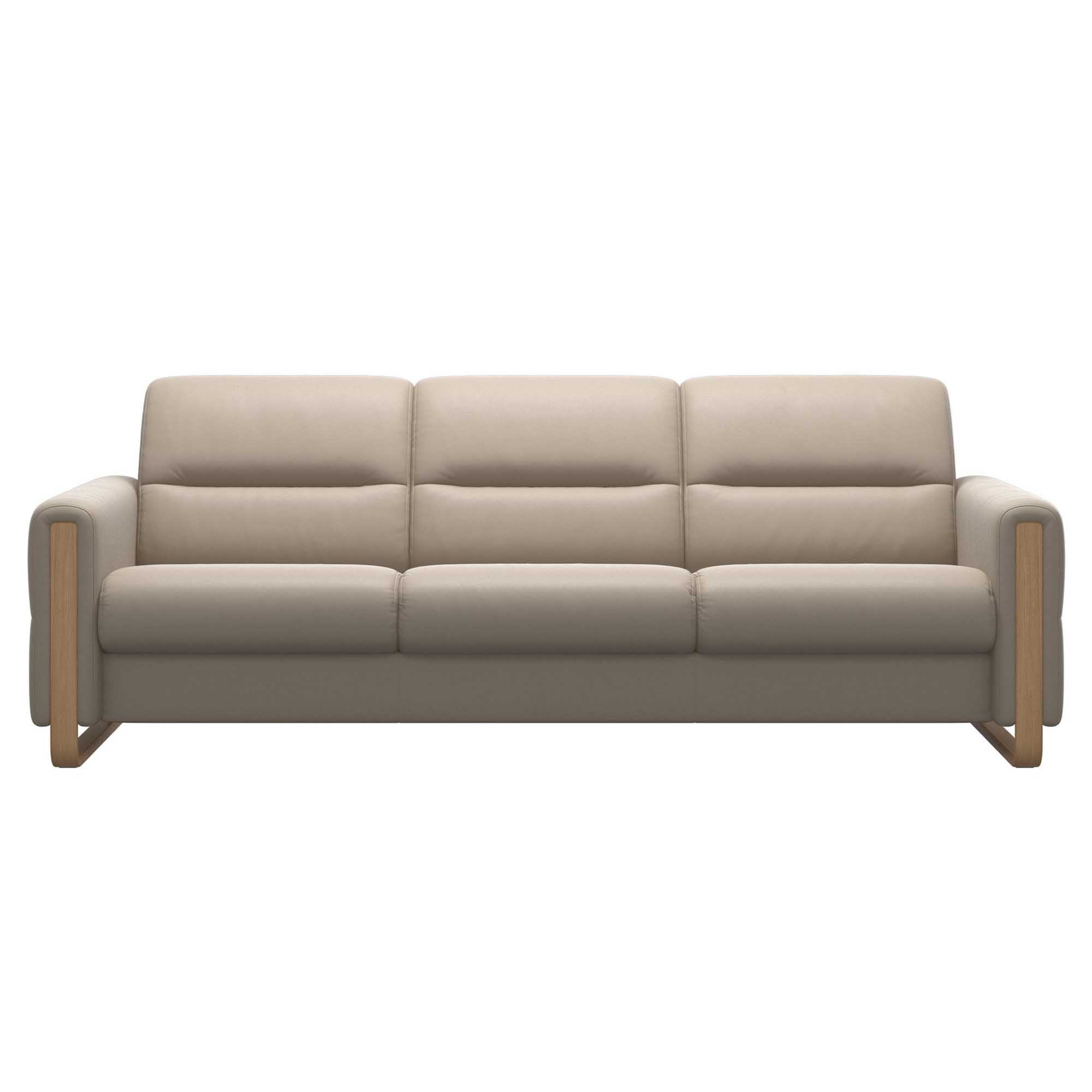 Stressless Fiona 3 Seat Sofa Wood Arm