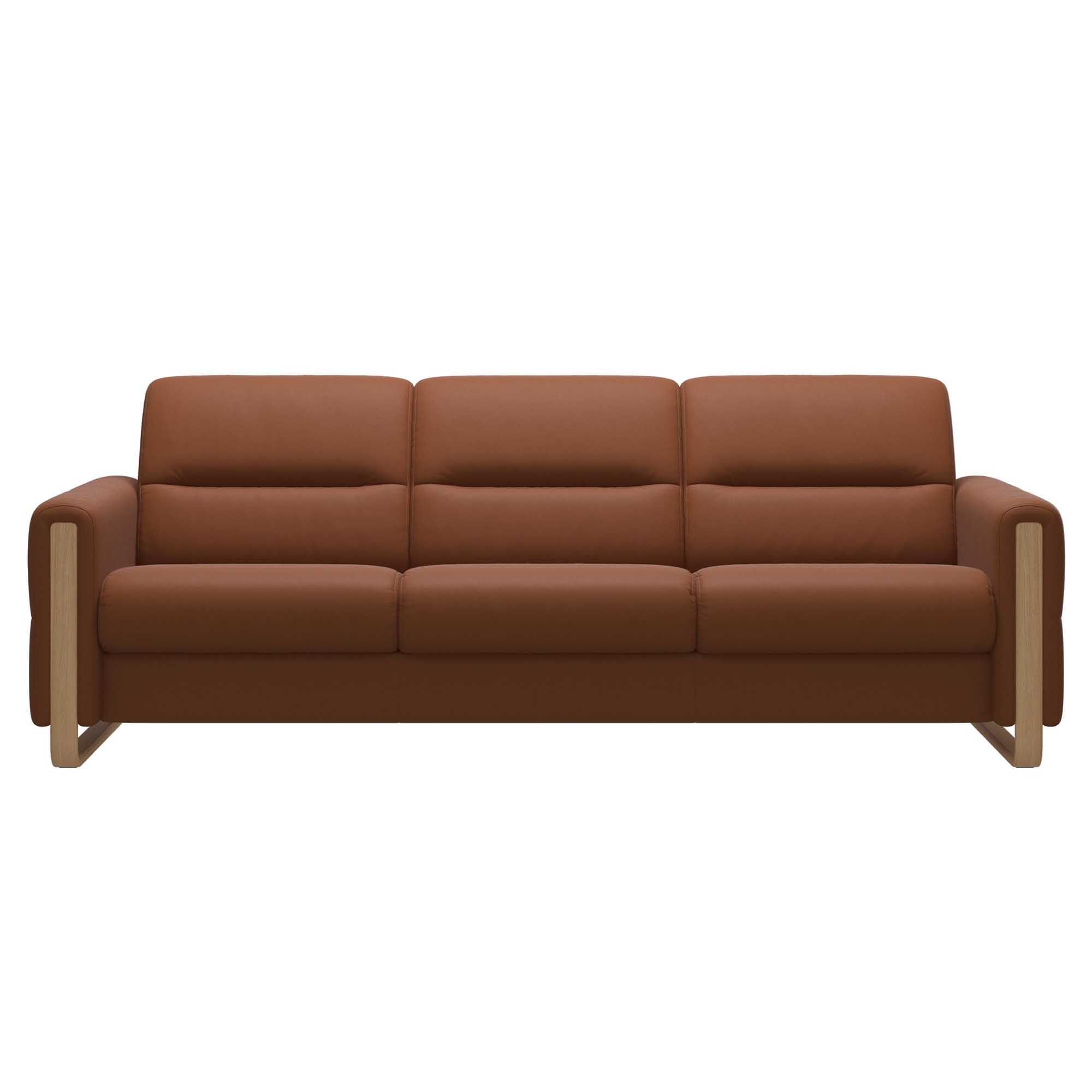 Stressless Fiona 3 Seat Sofa Wood Arm