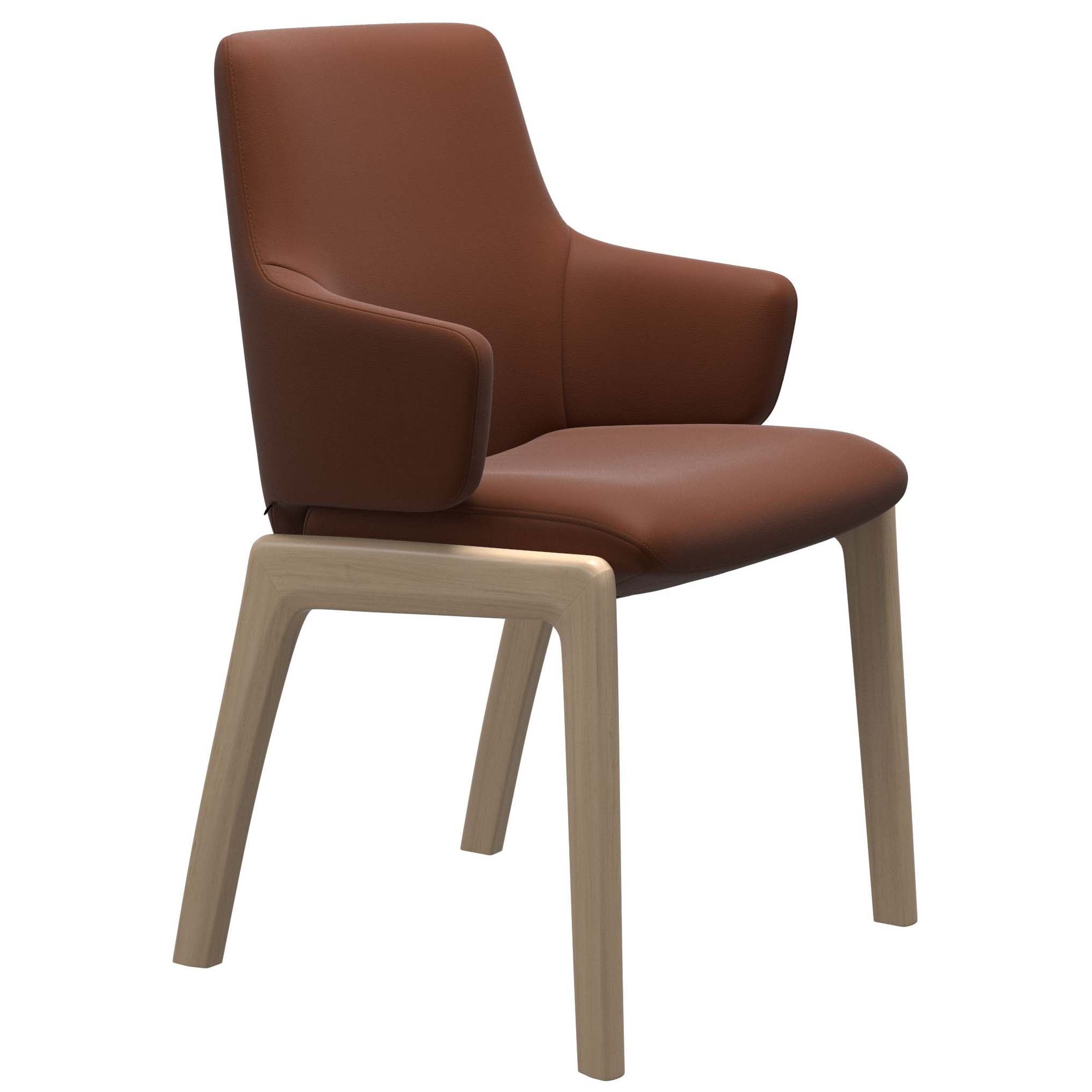 Stressless Laurel Low Back Dining Chair with Arms D100