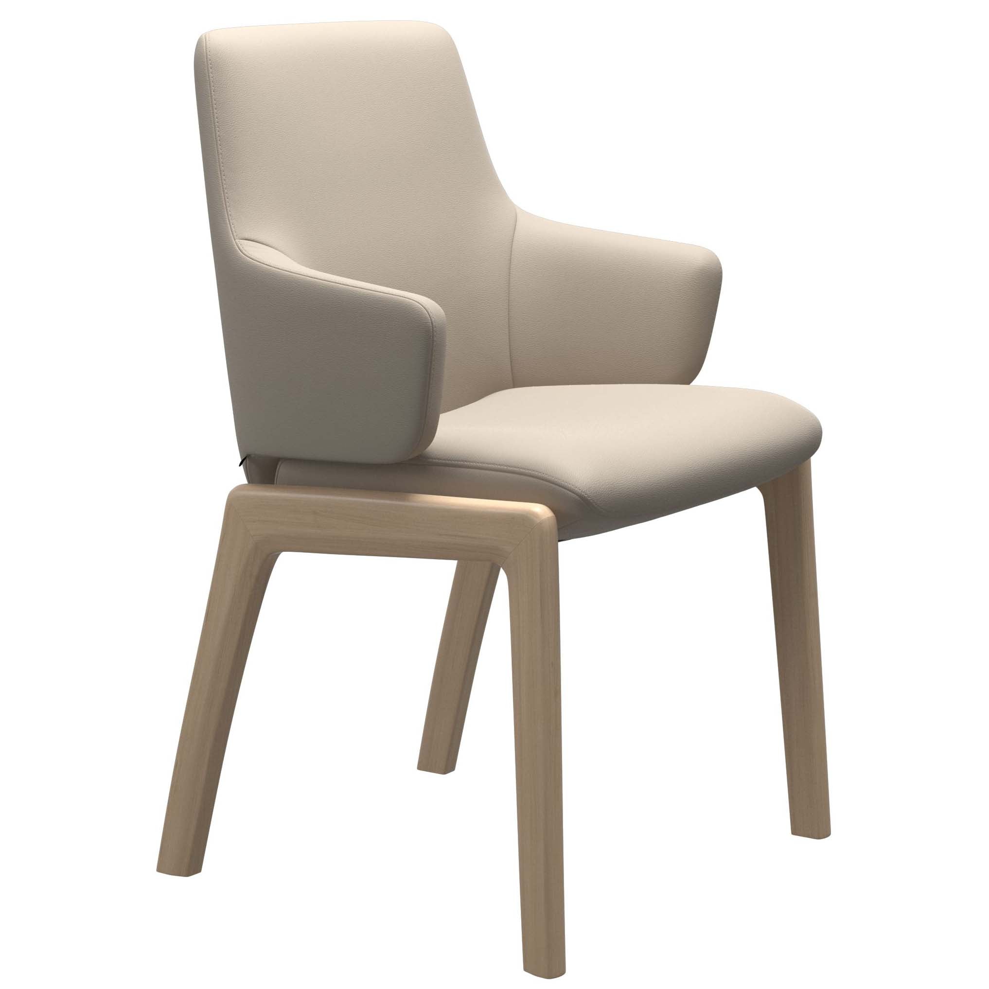 Stressless Laurel Low Back Dining Chair with Arms D100