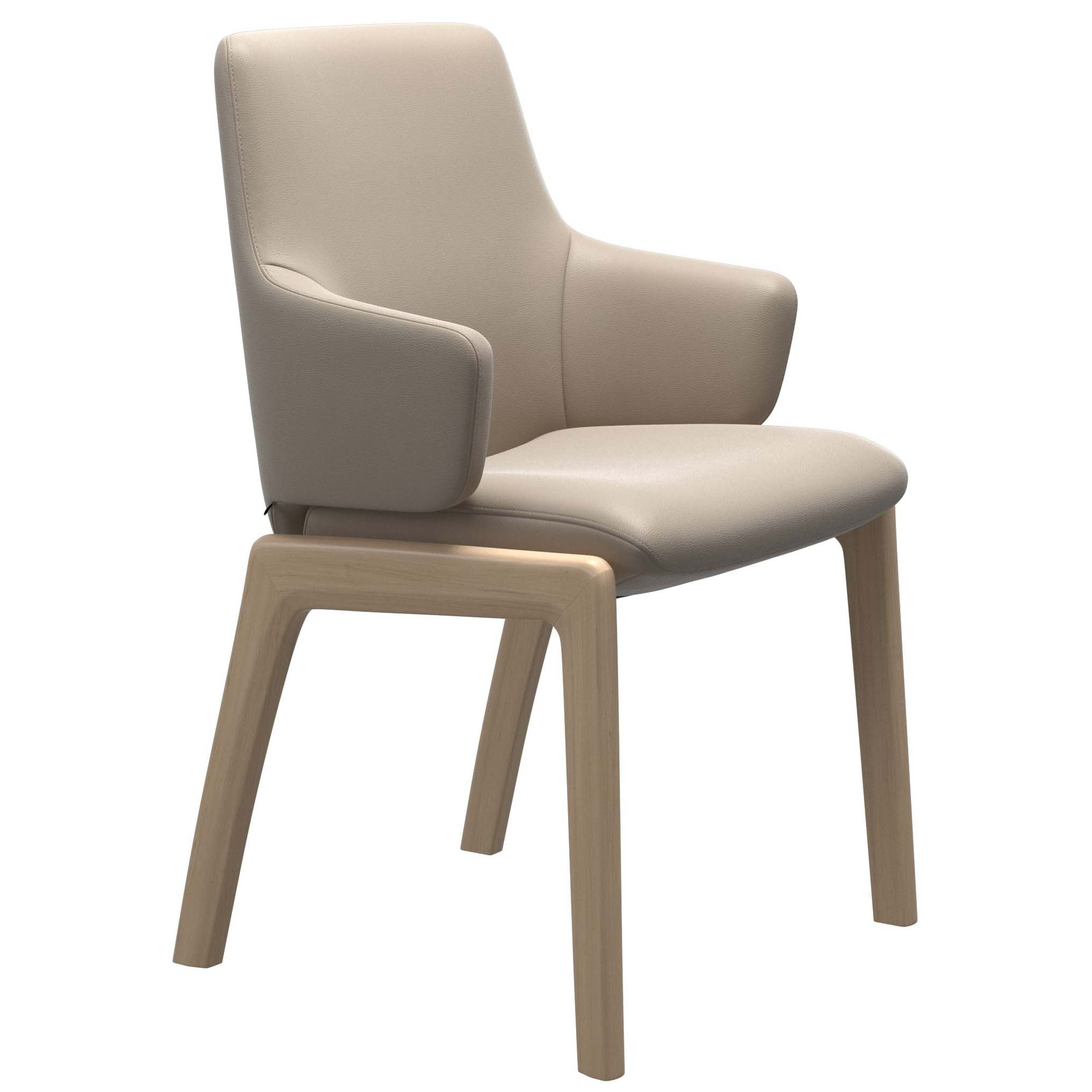Stressless Laurel Low Back Dining Chair with Arms D100