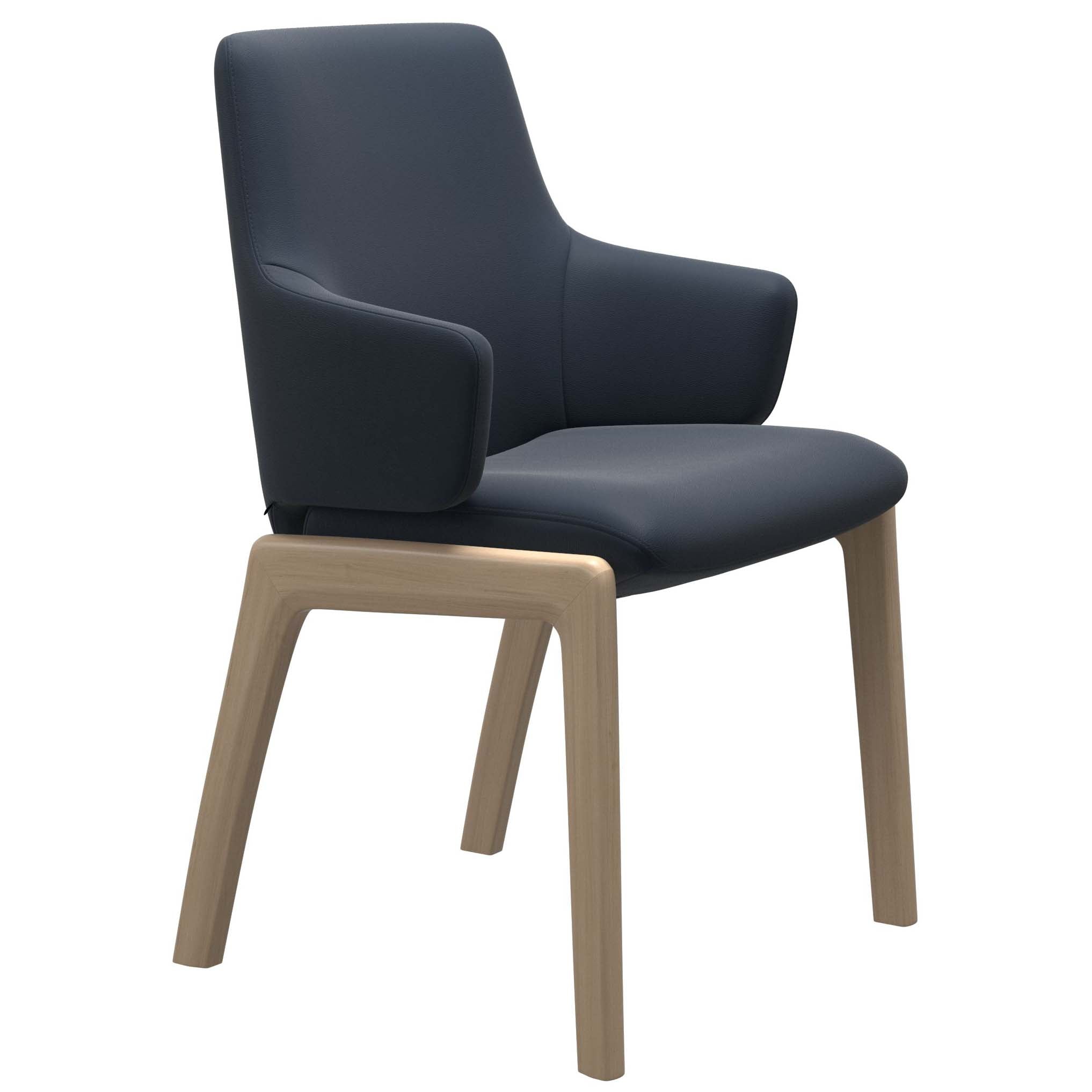 Stressless Laurel Low Back Dining Chair with Arms D100