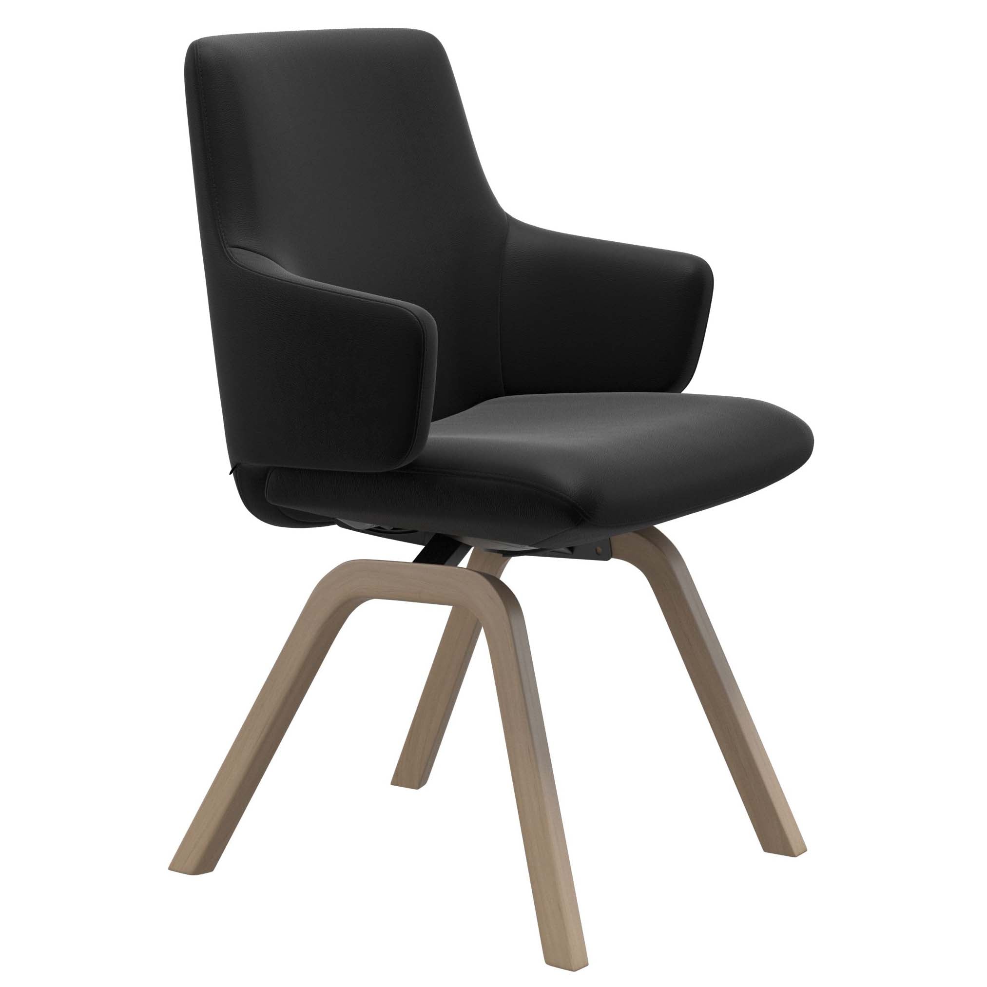 Stressless Laurel Low Back Dining Chair with Arms D200