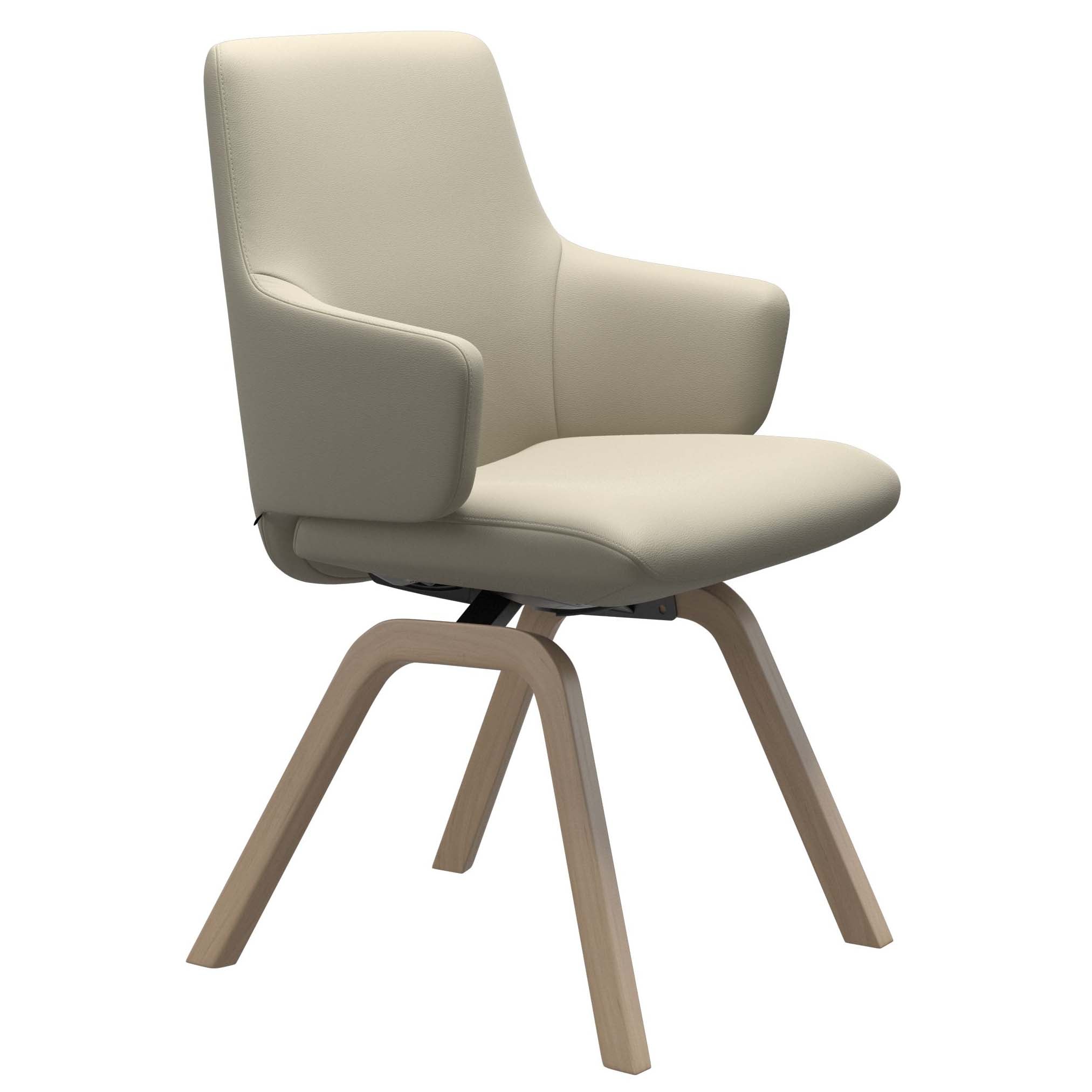 Stressless Laurel Low Back Dining Chair with Arms D200