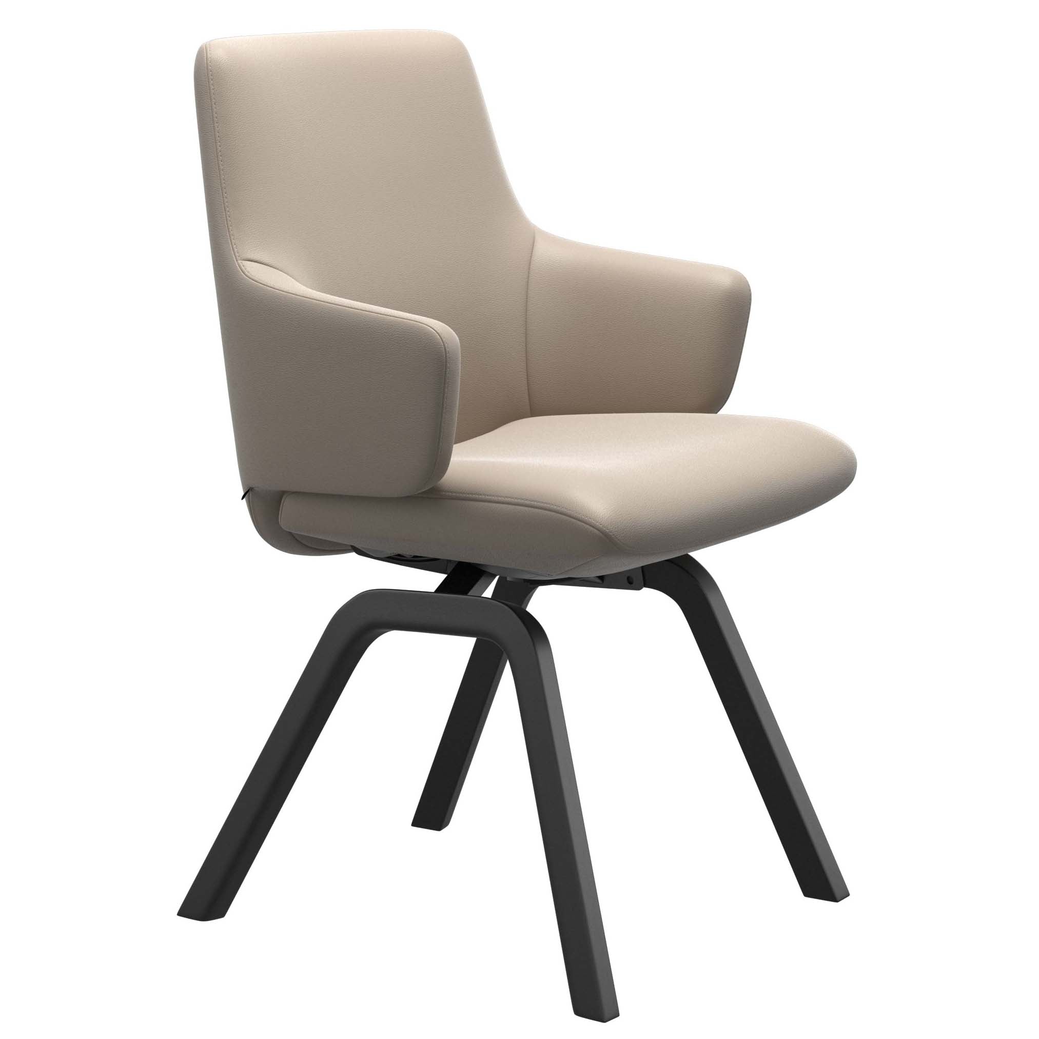 Stressless Laurel Low Back Dining Chair with Arms D200