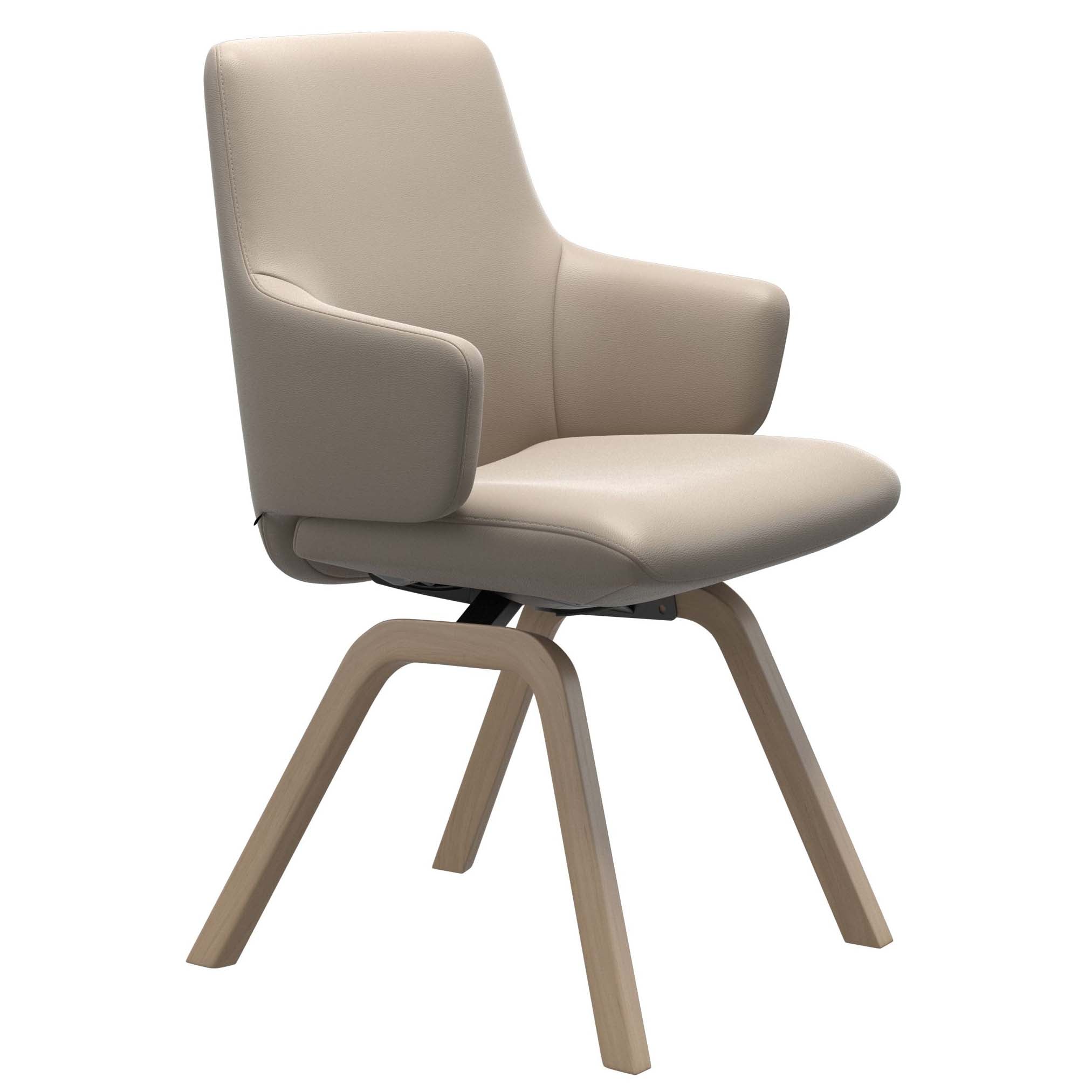 Stressless Laurel Low Back Dining Chair with Arms D200