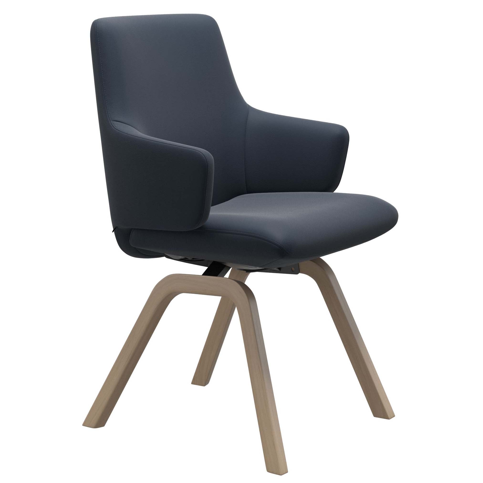 Stressless Laurel Low Back Dining Chair with Arms D200