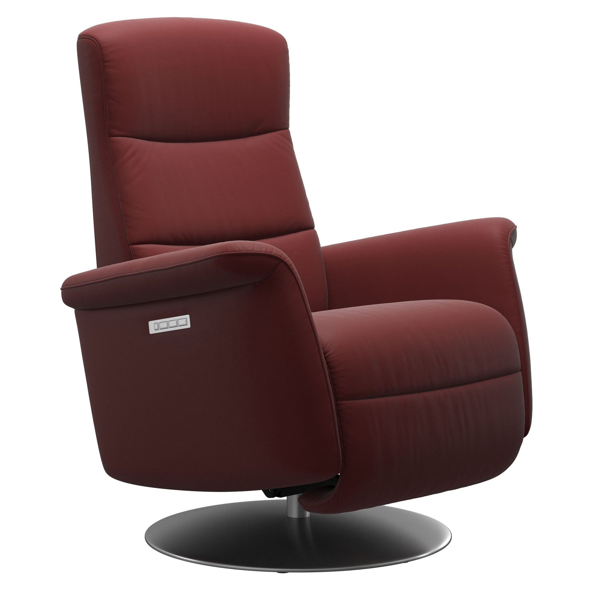 Stressless Mike Large Power Recliner Paloma Cherry - Floor Model