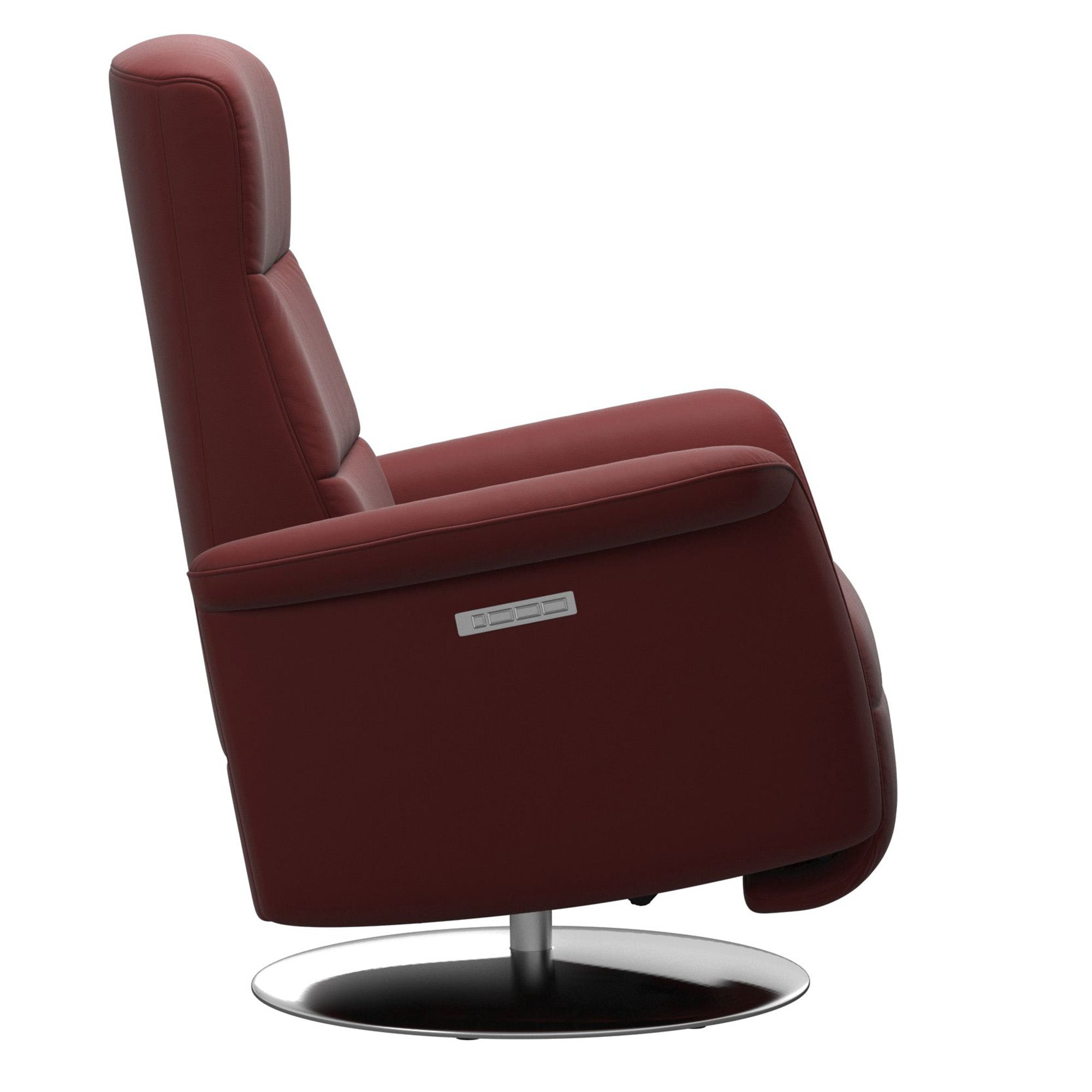 Stressless Mike Large Power Recliner Paloma Cherry - Floor Model