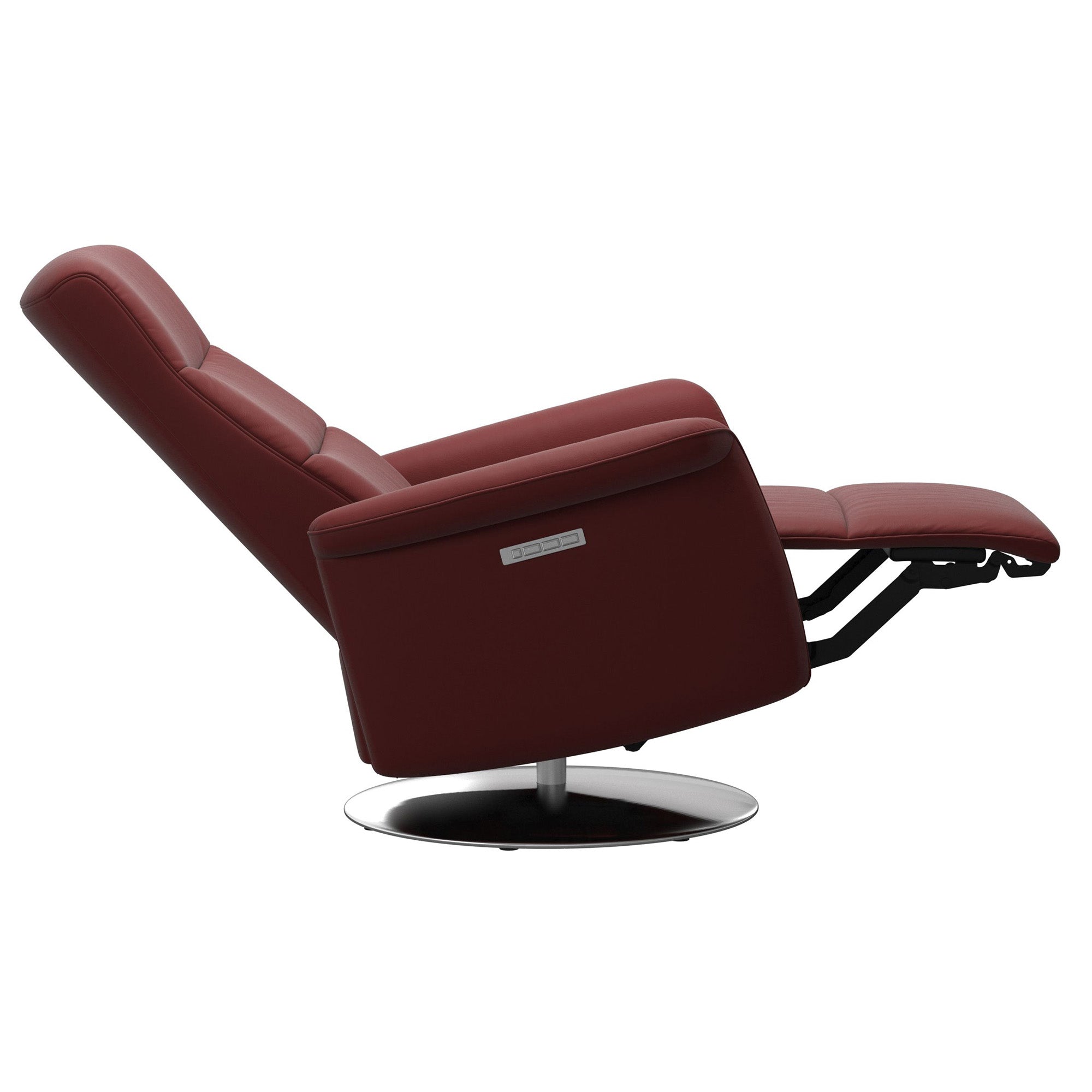 Stressless Mike Large Power Recliner Paloma Cherry - Floor Model
