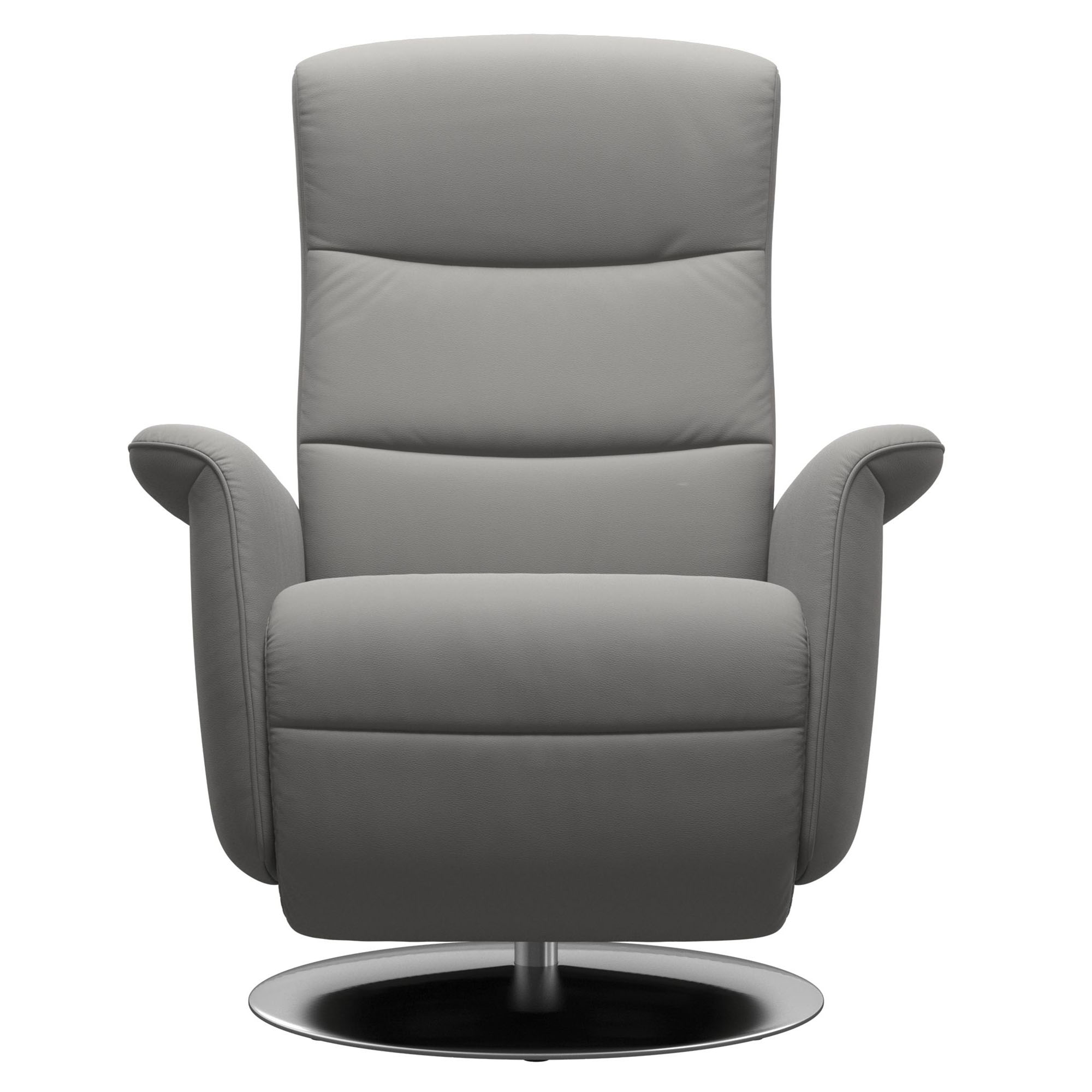 Stressless Mike Large Power Recliner Paloma Silver Grey - Floor Model