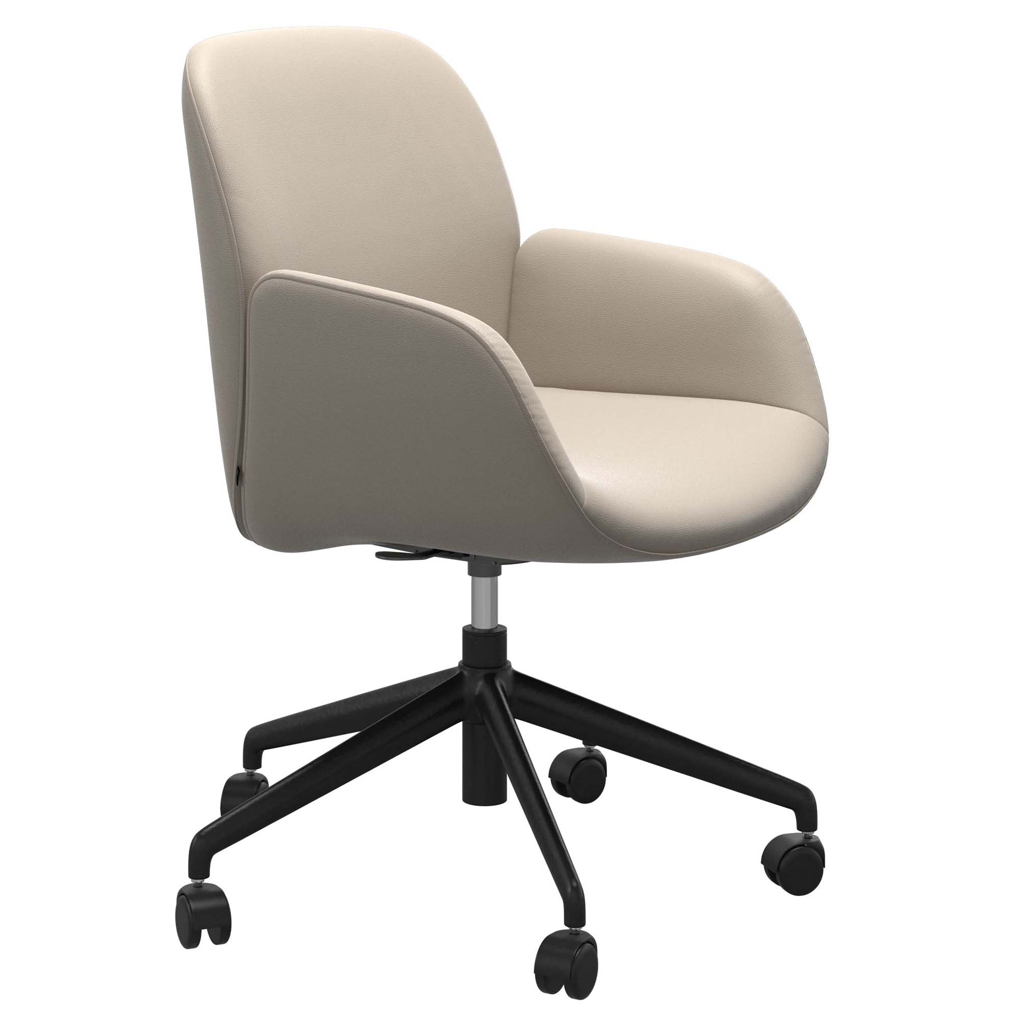 Stressless Bay Low Back Office Chair with Arms