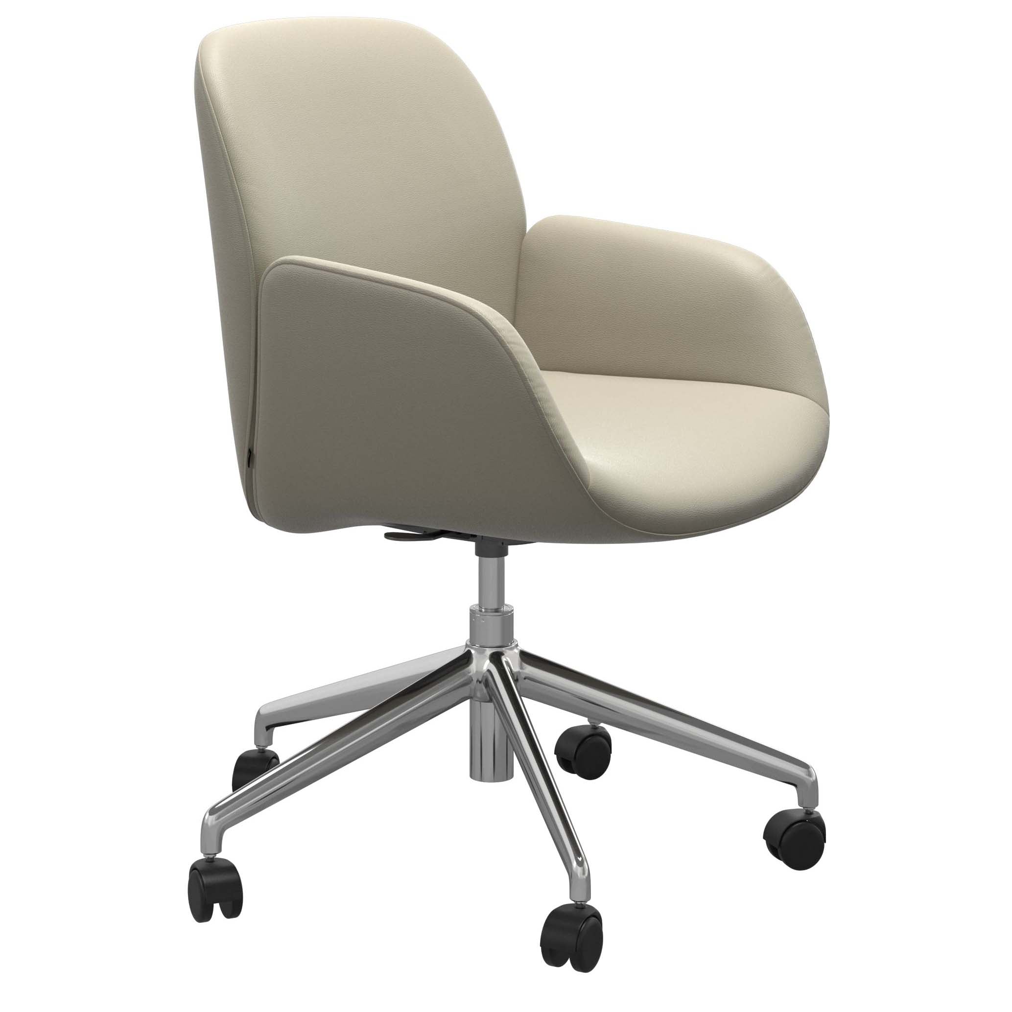 Stressless Bay Low Back Office Chair with Arms