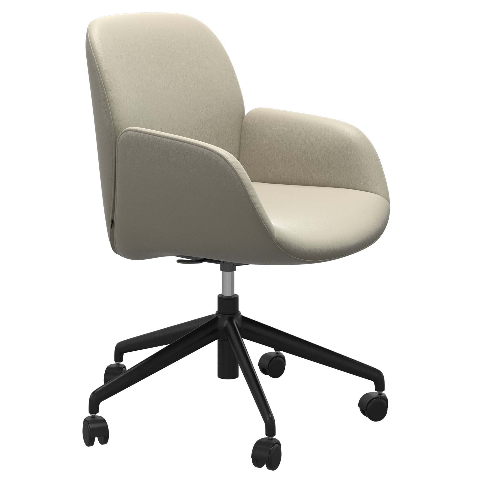 Stressless Bay Low Back Office Chair with Arms