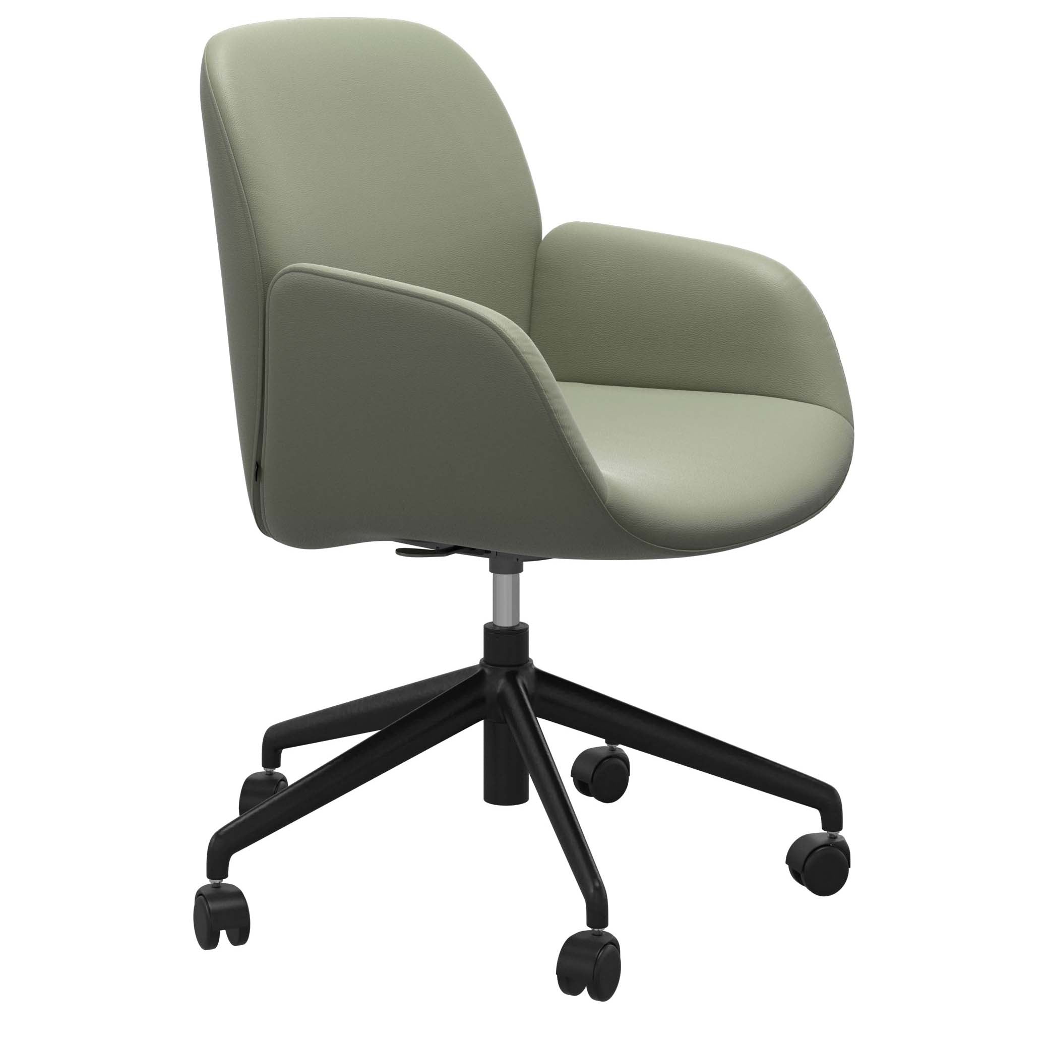 Stressless Bay Low Back Office Chair with Arms