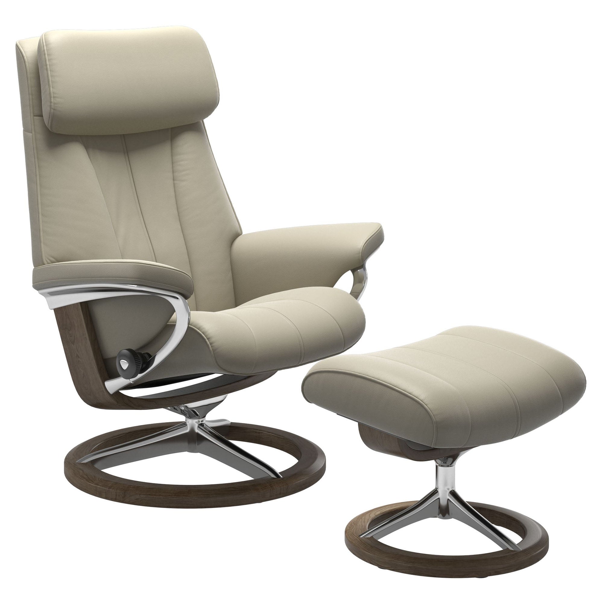 Stressless Paul Signature Recliner & Ottoman