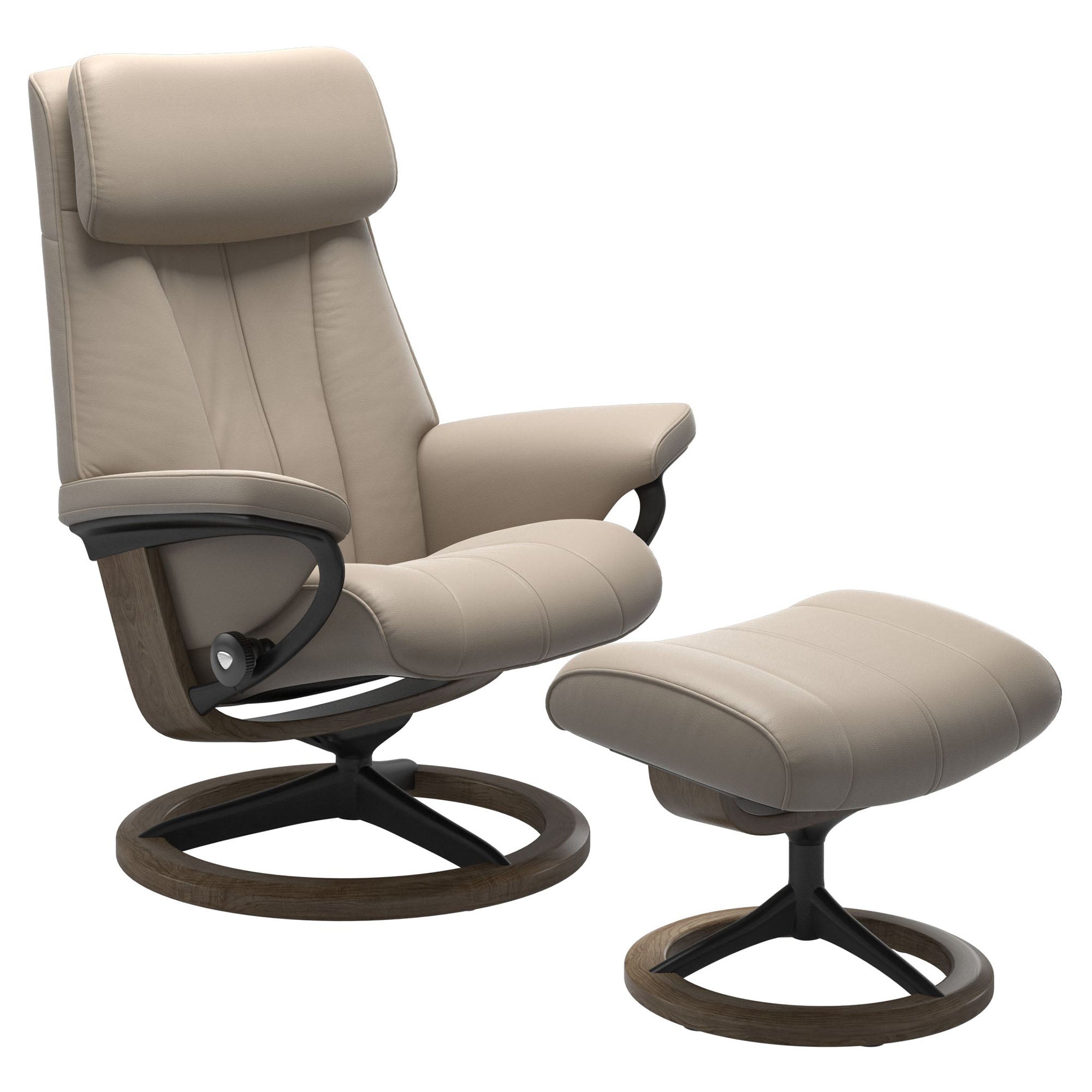 Stressless Paul Signature Recliner & Ottoman