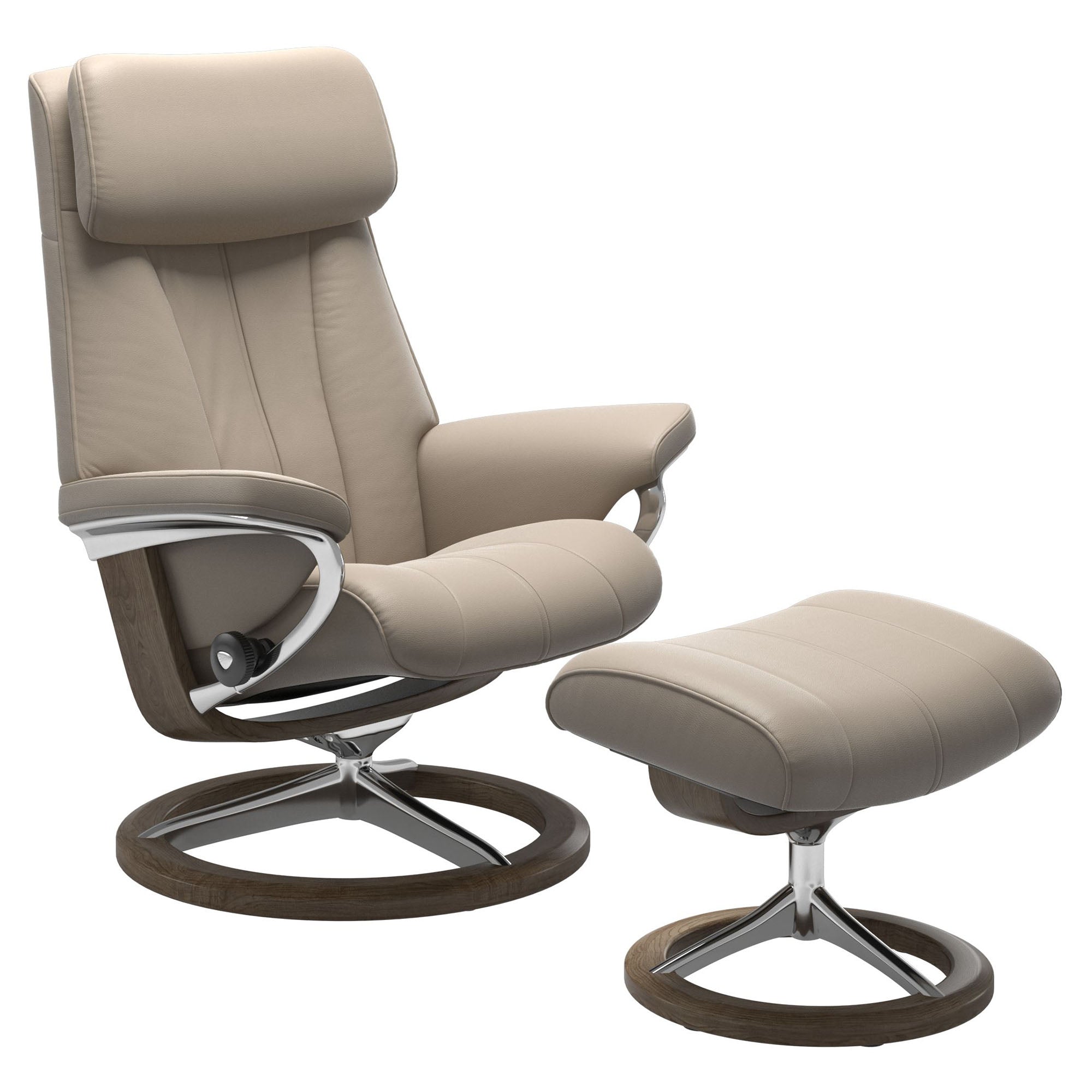 Stressless Paul Signature Recliner & Ottoman