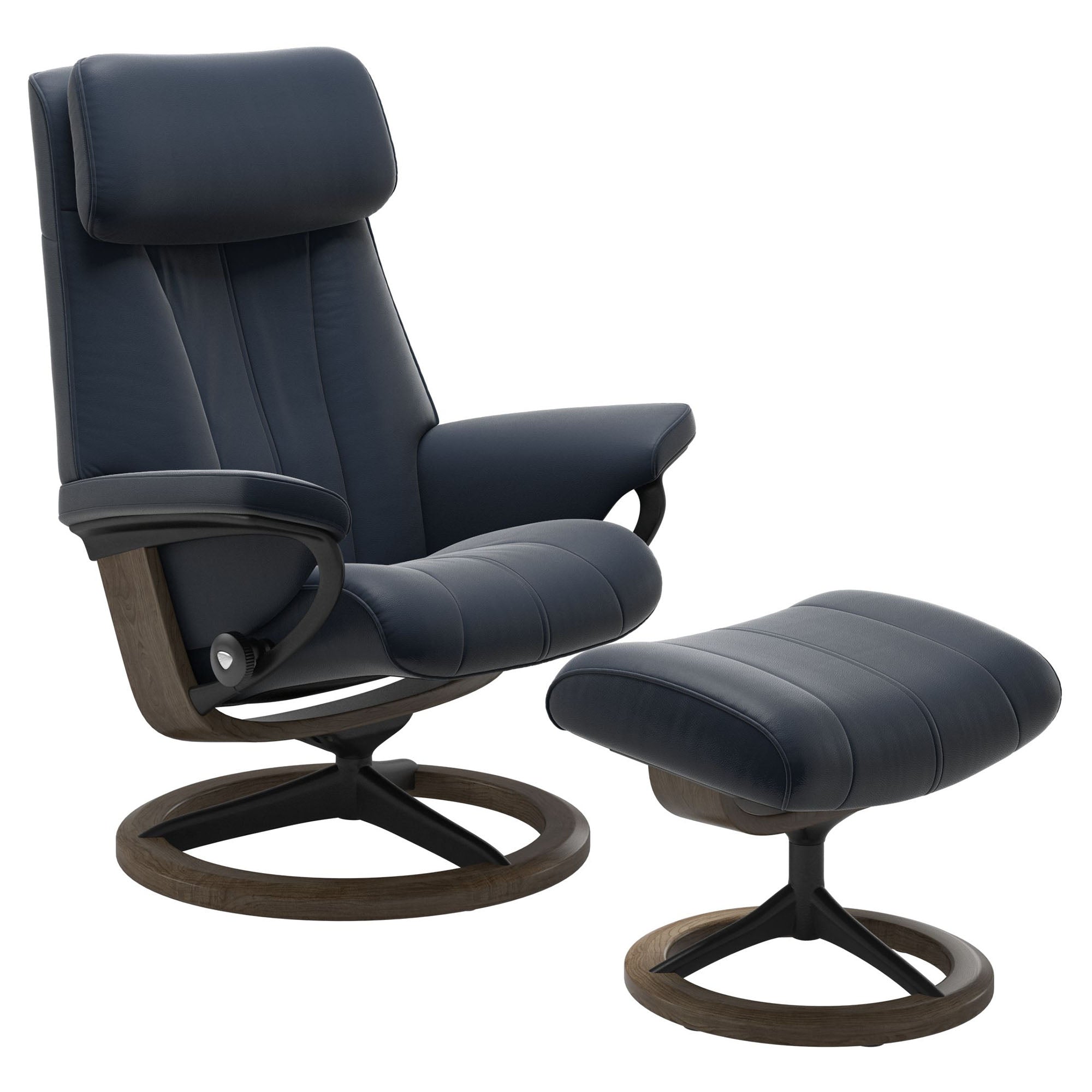 Stressless Paul Signature Recliner & Ottoman