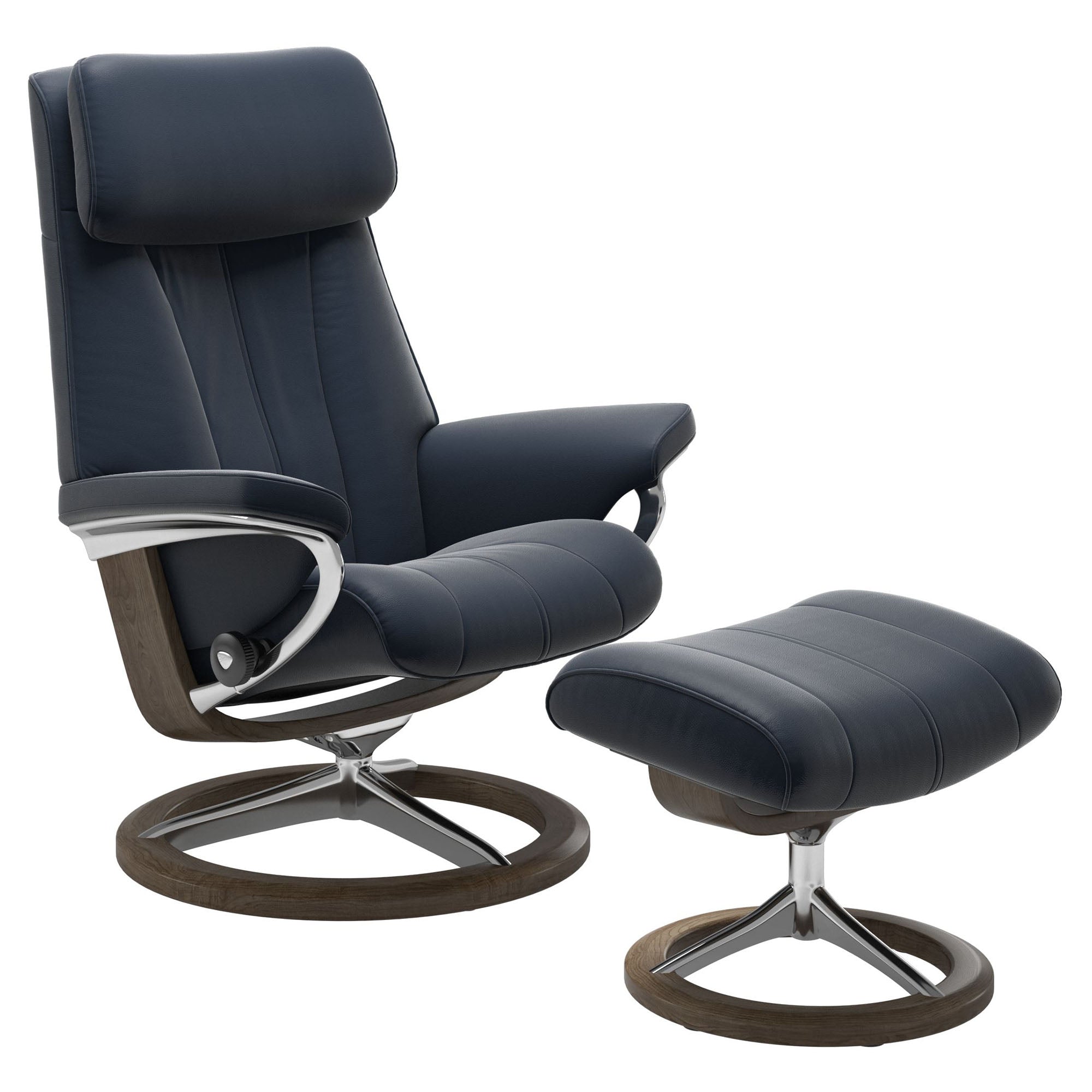 Stressless Paul Signature Recliner & Ottoman
