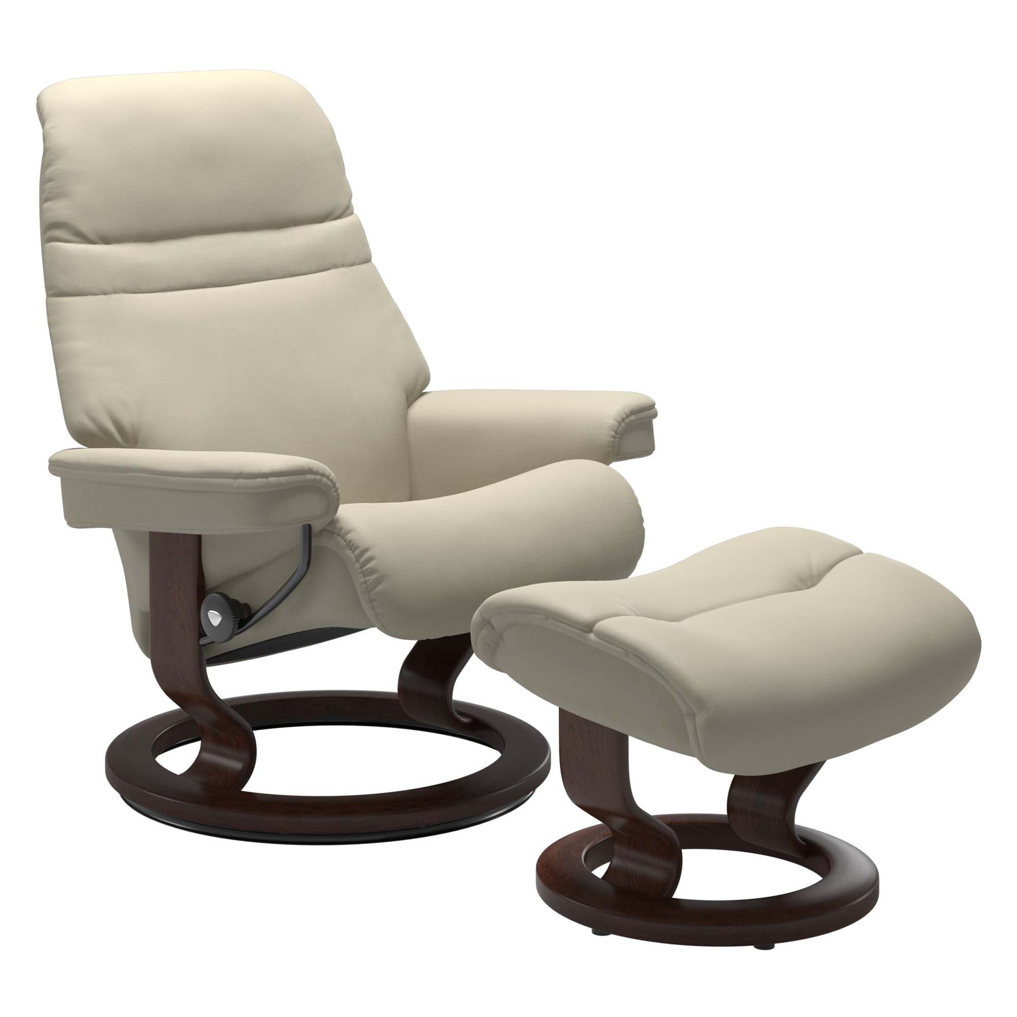 Stressless Sunrise Classic Recliner & Ottoman