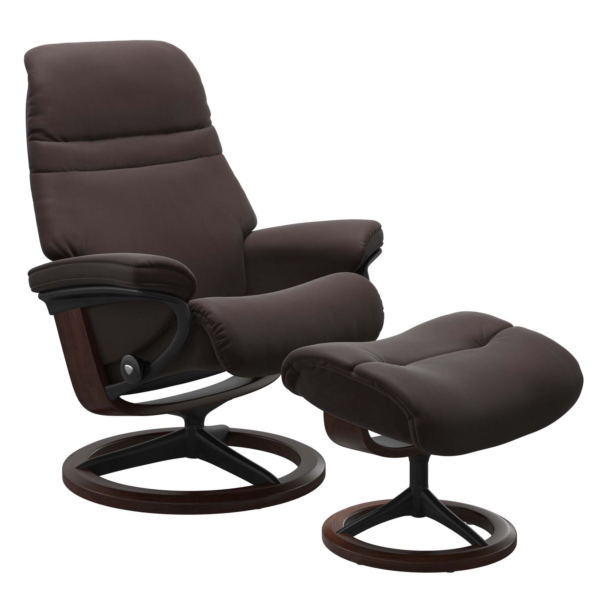 Stressless Sunrise Signature Recliner & Ottoman