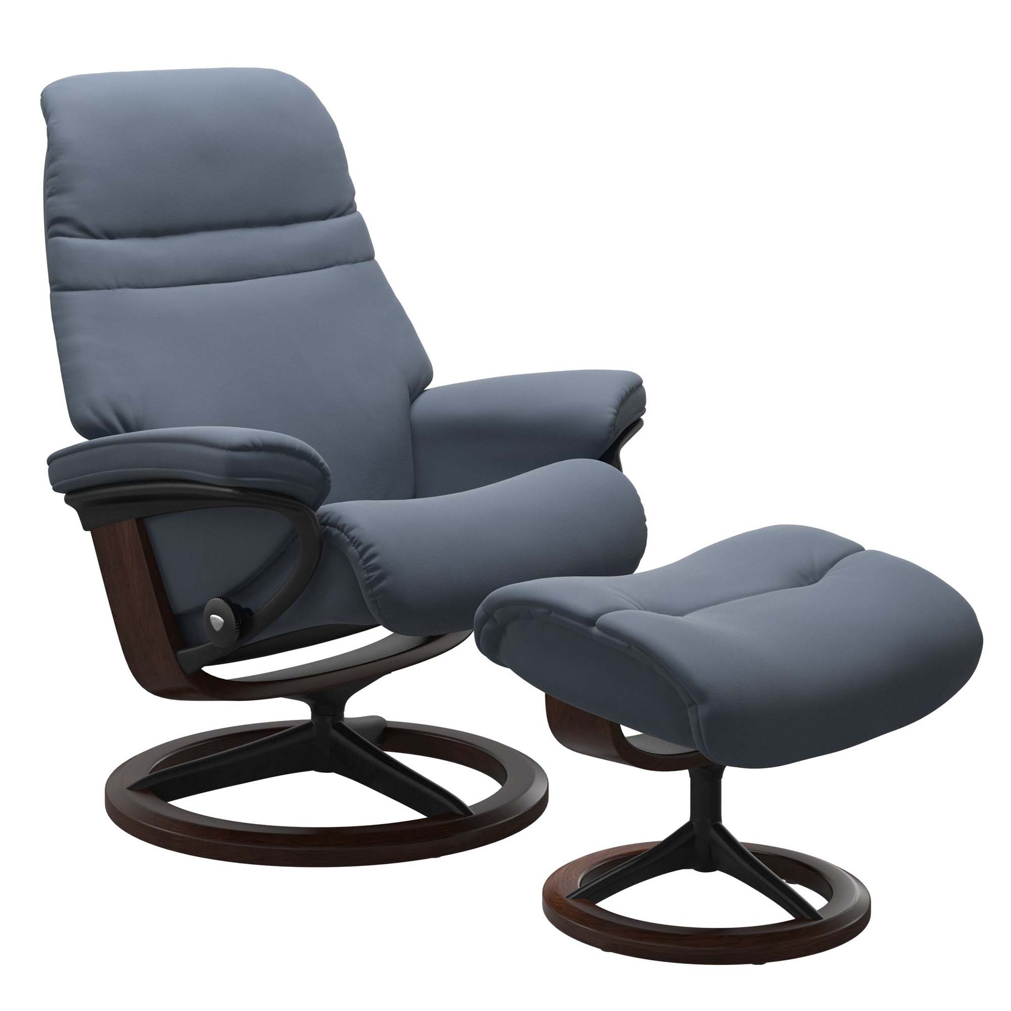 Stressless Sunrise Signature Recliner & Ottoman