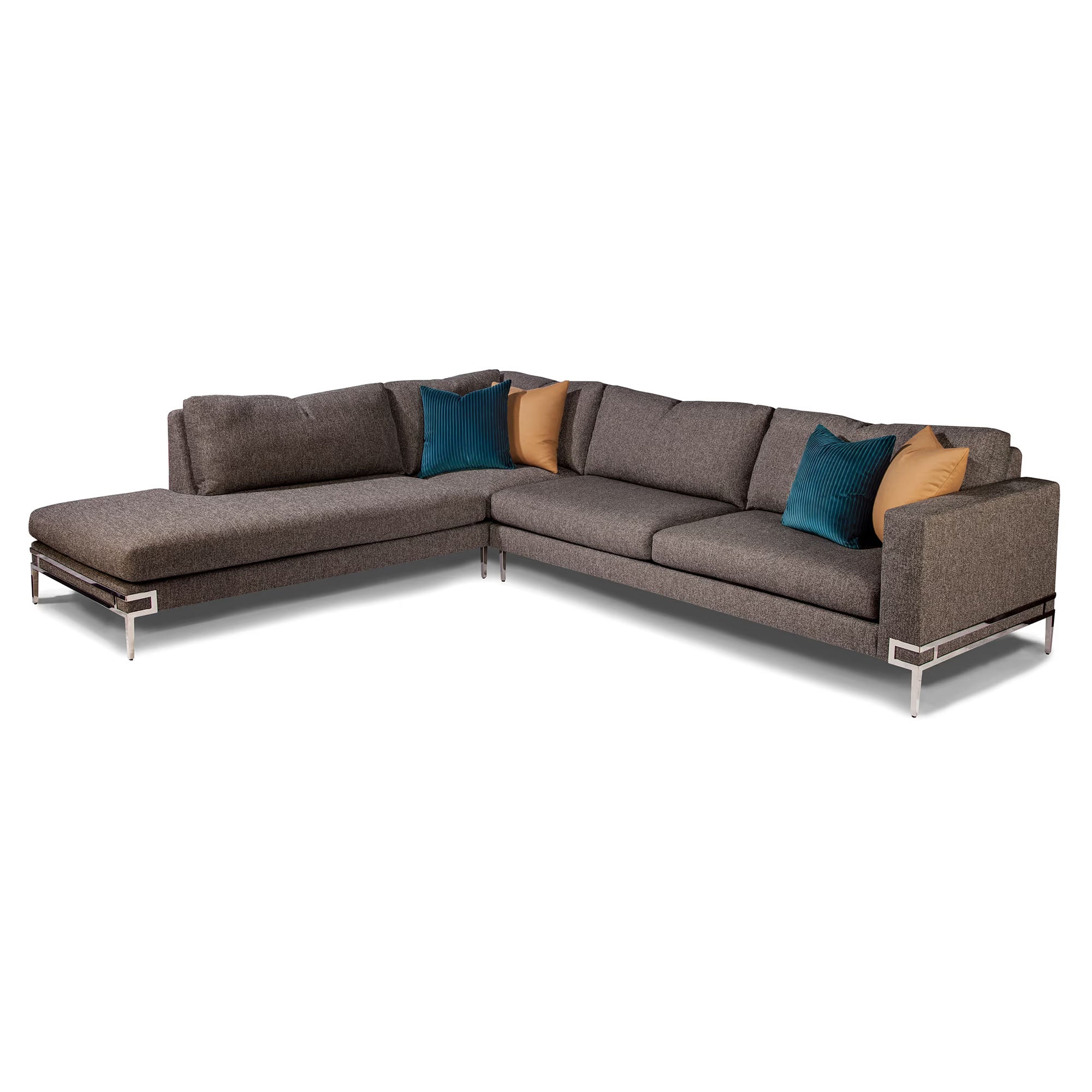 Thayer Coggin Manolo Chaise Bumper Sofa Sectional